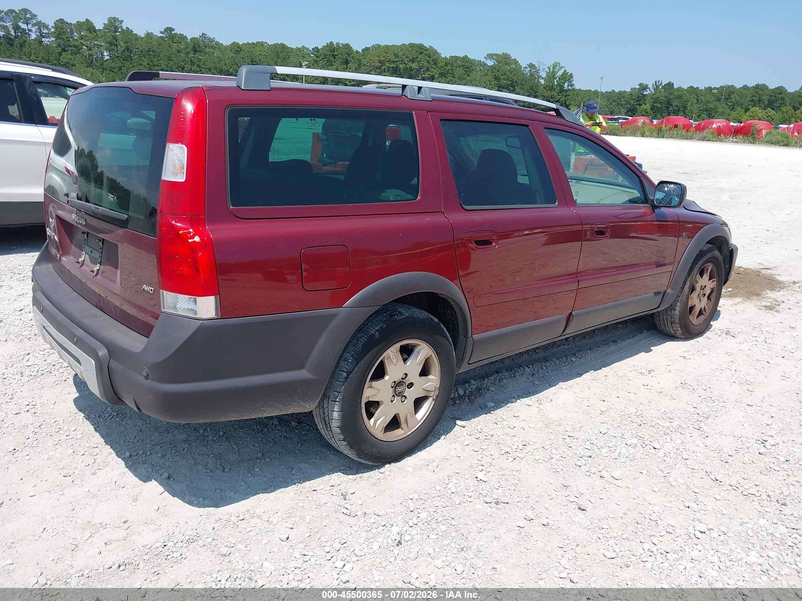 2006 Volvo Xc70 2.5t/volvo Ocean Race Edition Бордовый vin: YV4SZ592961232726