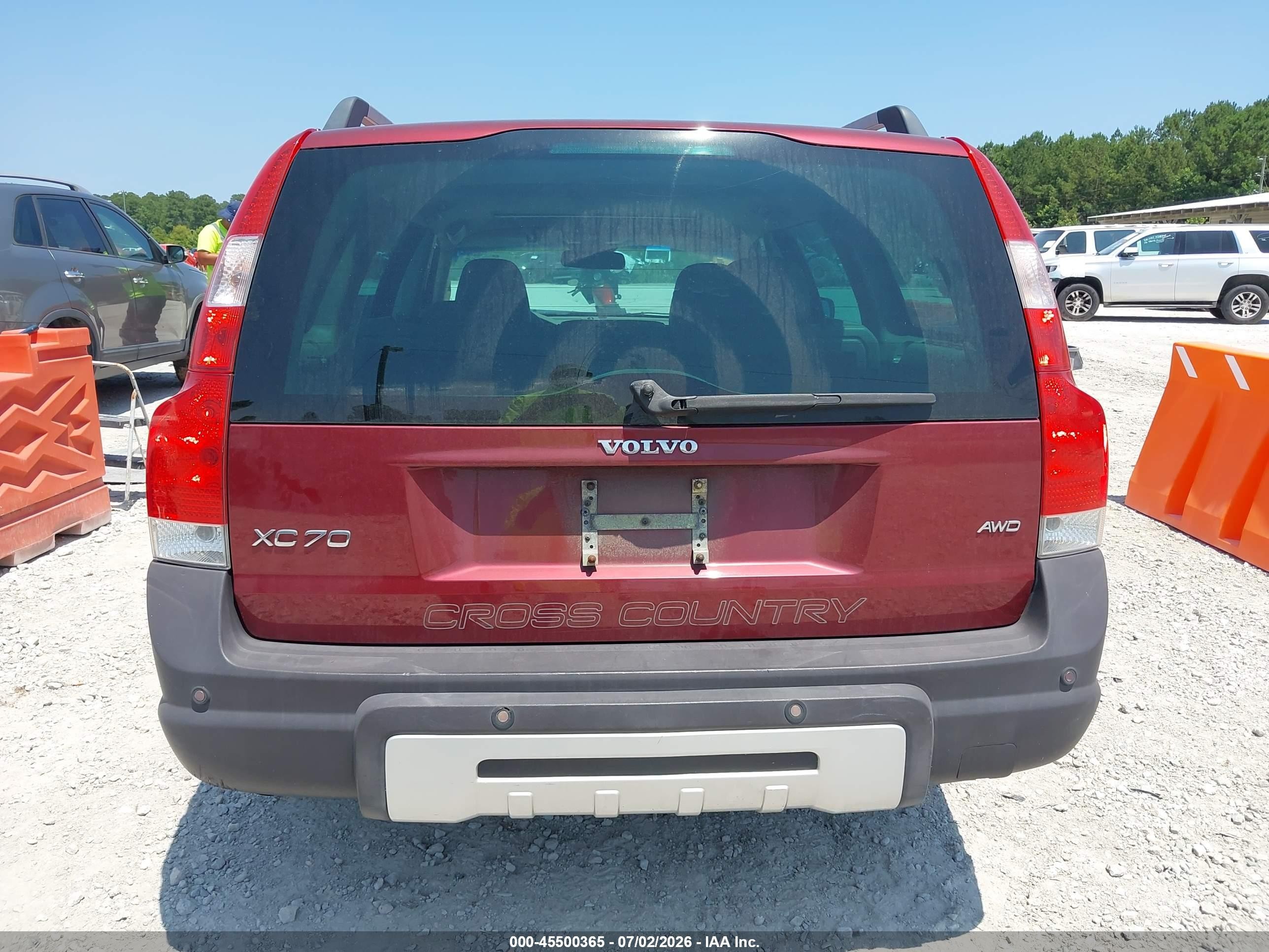 2006 Volvo Xc70 2.5t/volvo Ocean Race Edition Бордовый vin: YV4SZ592961232726