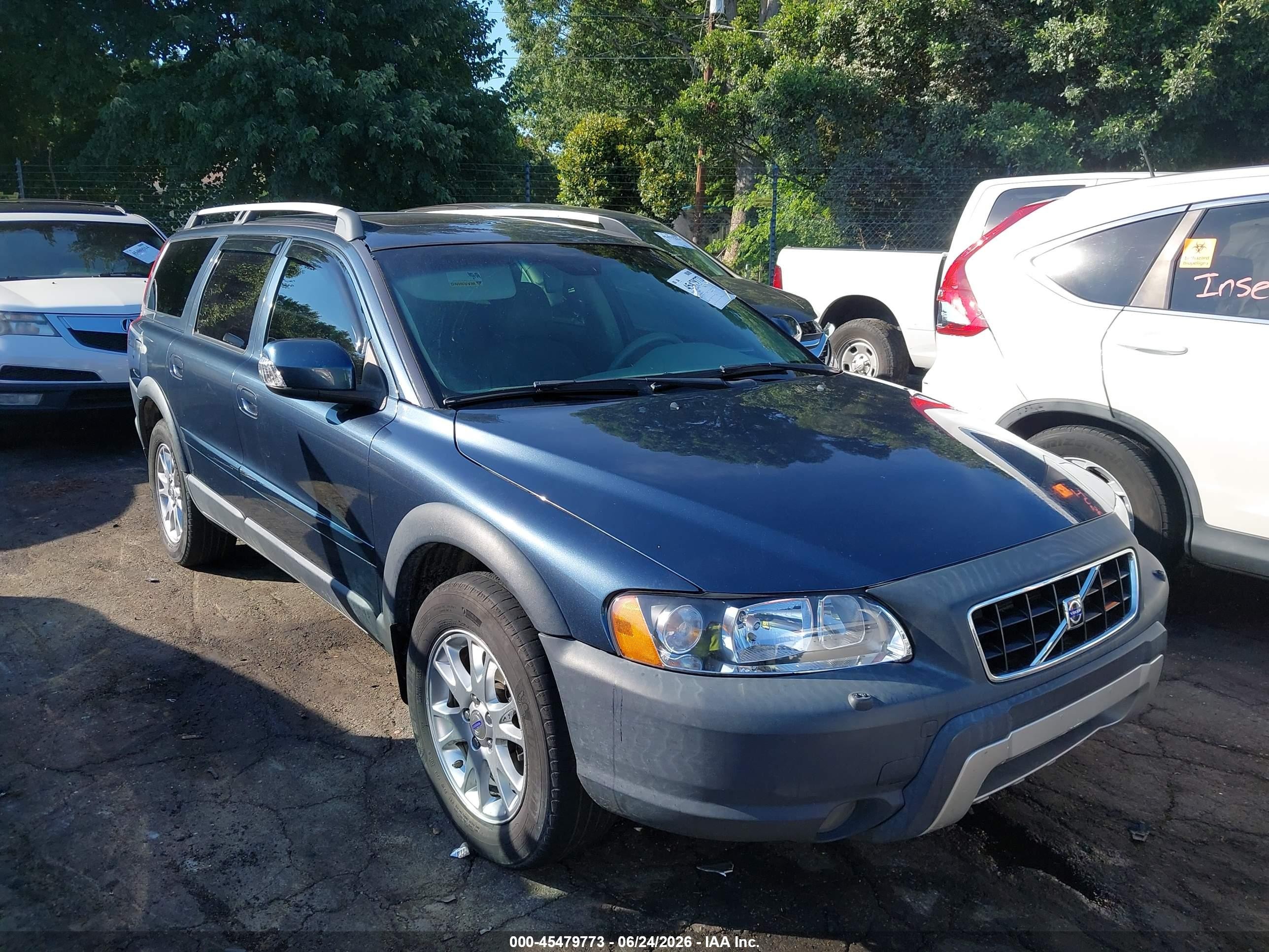 2007 Volvo Xc70 2.5t Blue vin: YV4SZ592971257577