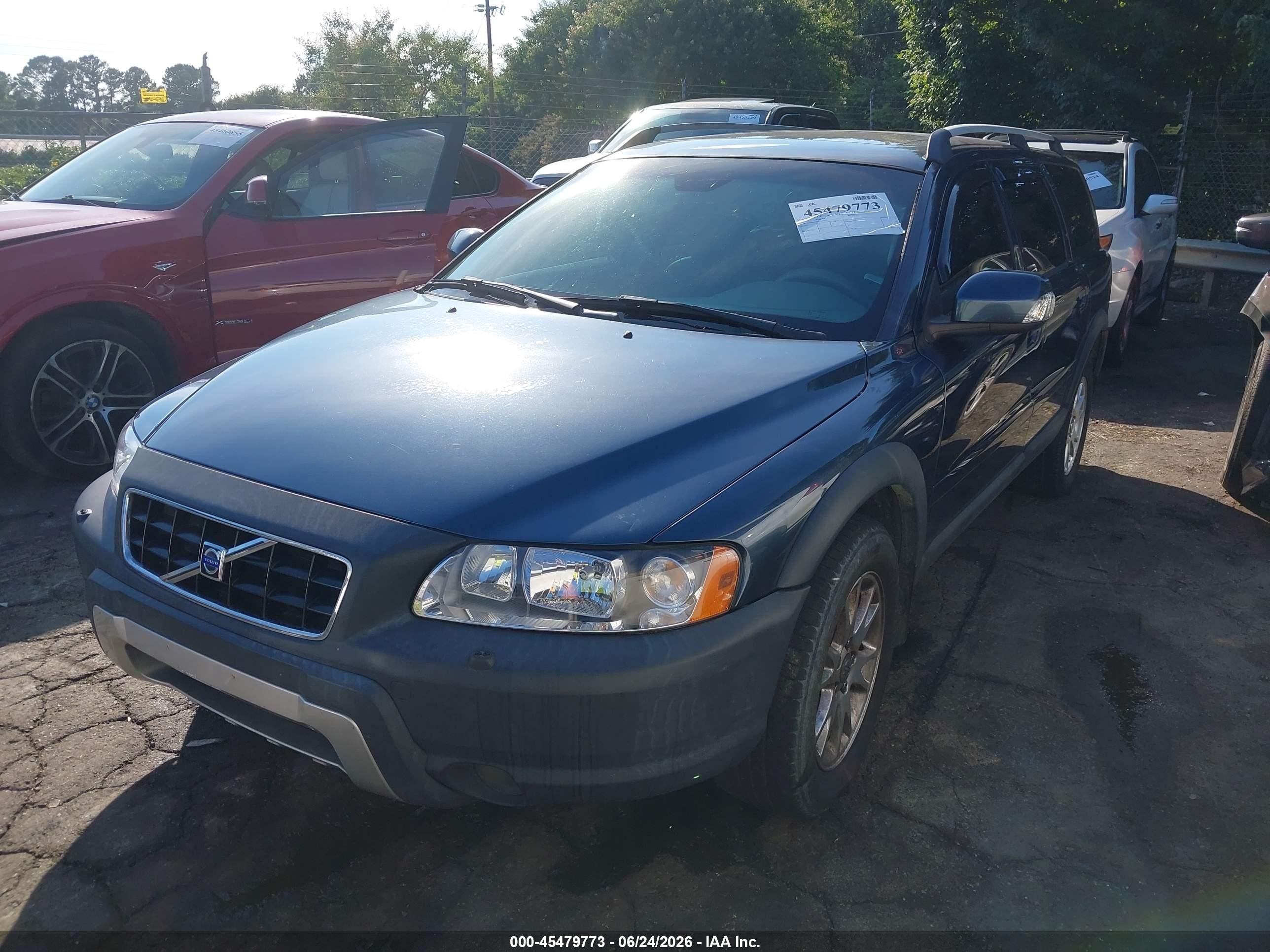 2007 Volvo Xc70 2.5t Синий vin: YV4SZ592971257577