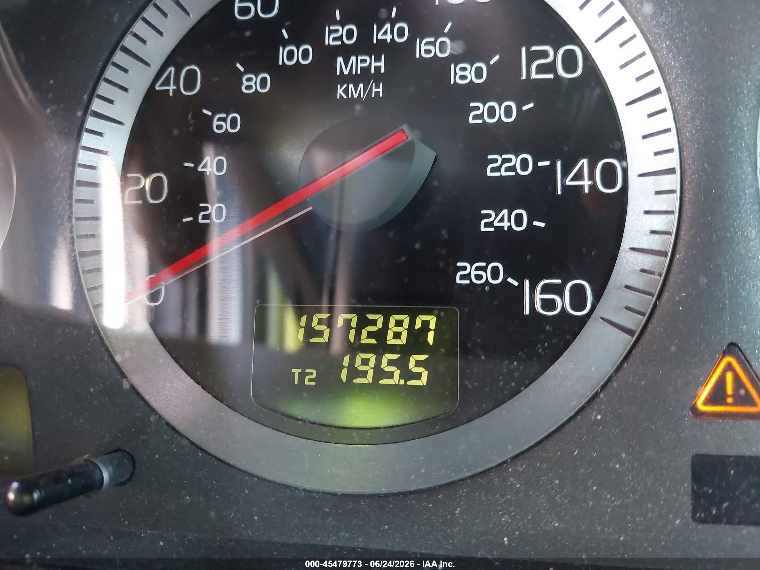 2007 Volvo Xc70 2.5t Синий vin: YV4SZ592971257577