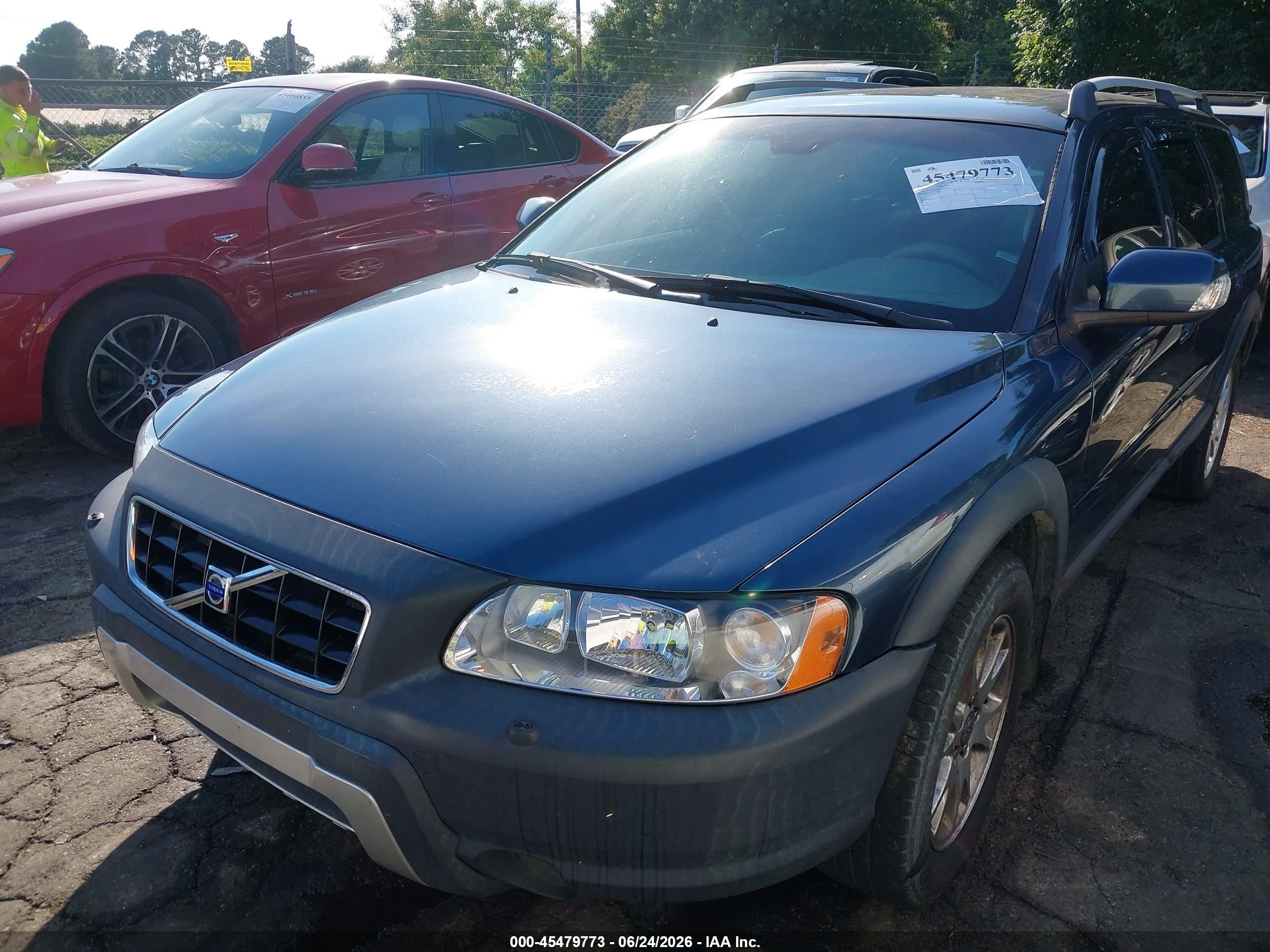 2007 Volvo Xc70 2.5t Синий vin: YV4SZ592971257577