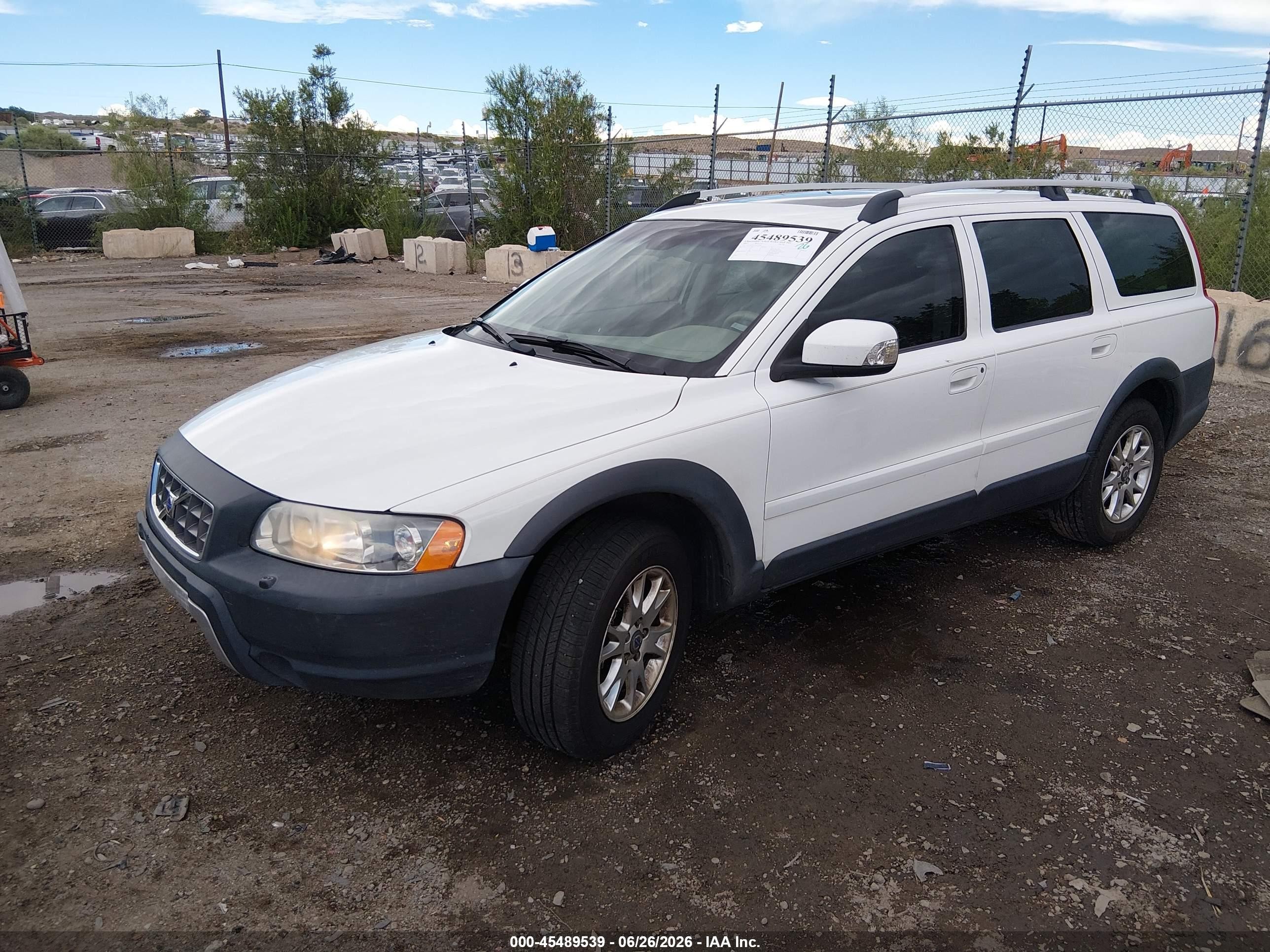 2007 Volvo Xc70 2.5t White vin: YV4SZ592971273648