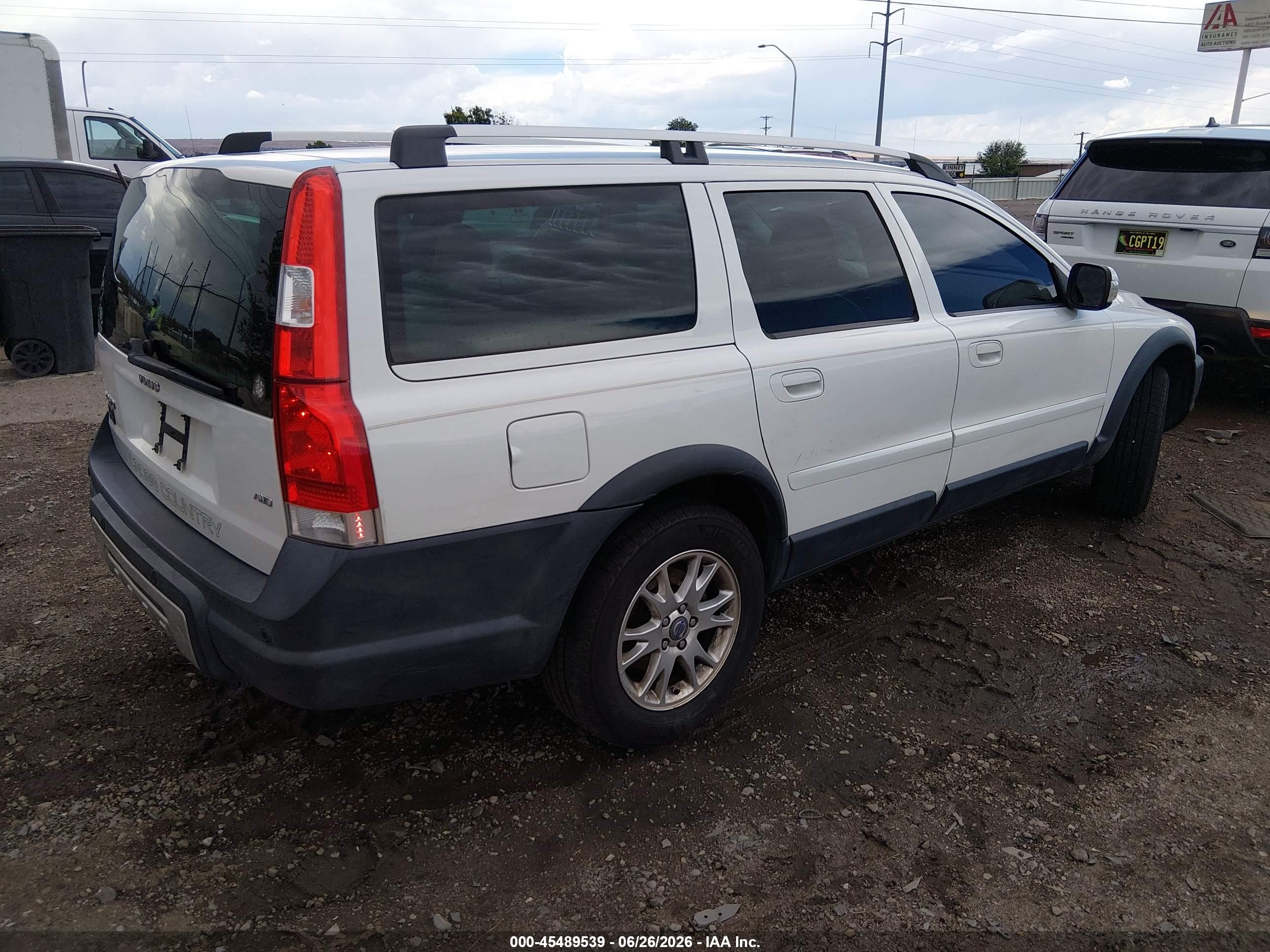 2007 Volvo Xc70 2.5t White vin: YV4SZ592971273648