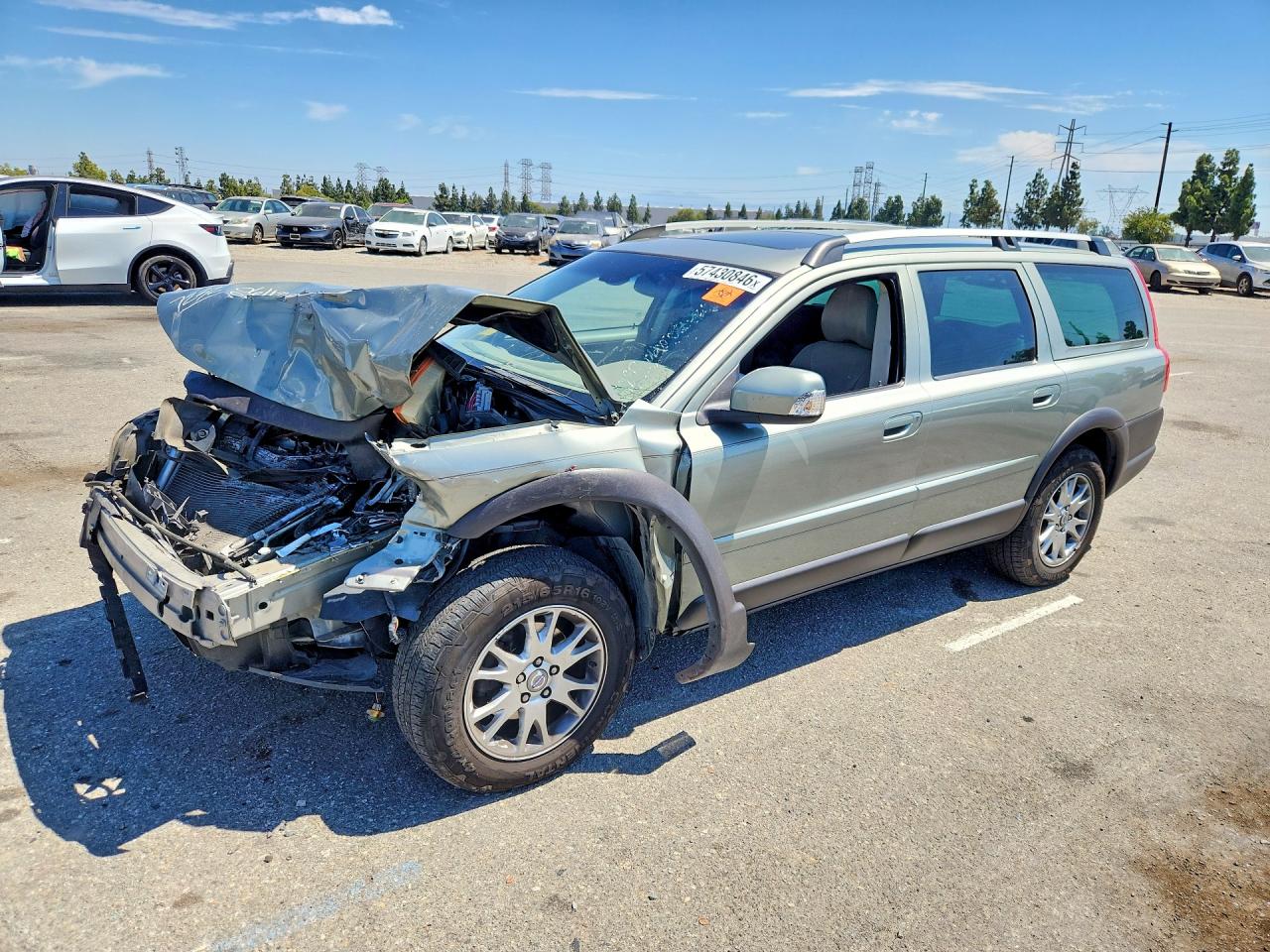 2007 Volvo Xc70 Green vin: YV4SZ592971277232