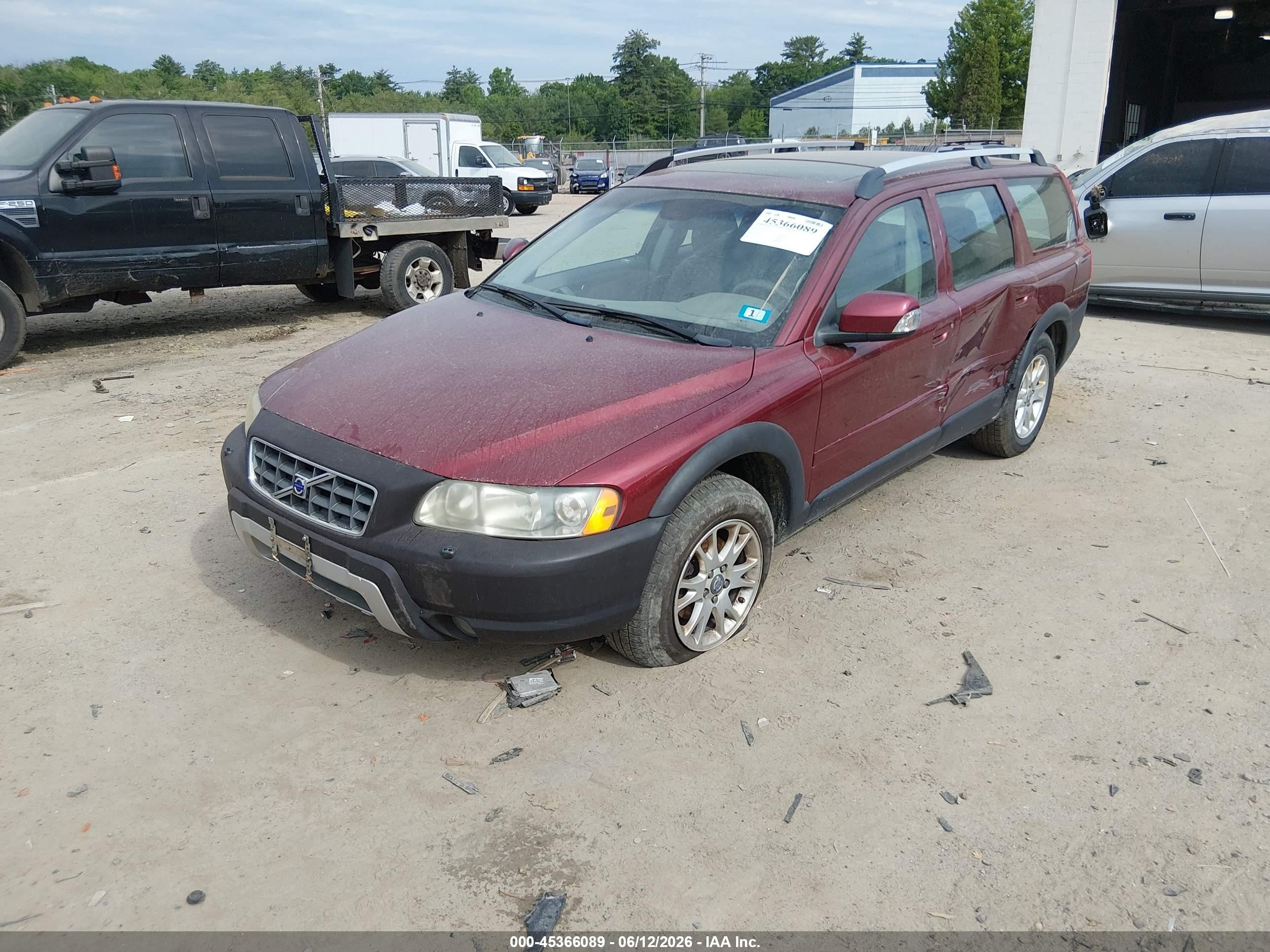 2007 Volvo Xc70 2.5t Red vin: YV4SZ592971279689