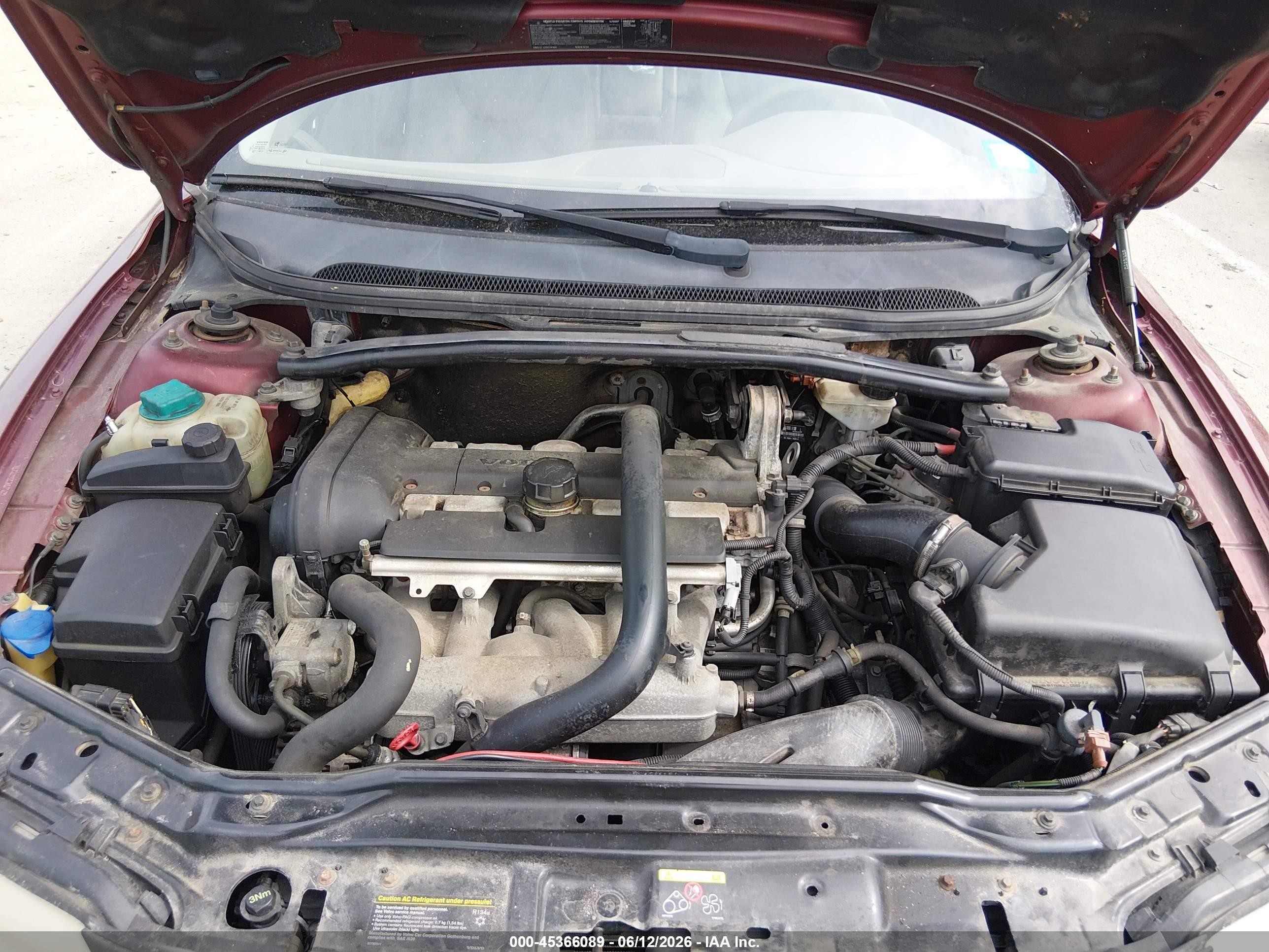 2007 Volvo Xc70 2.5t Red vin: YV4SZ592971279689