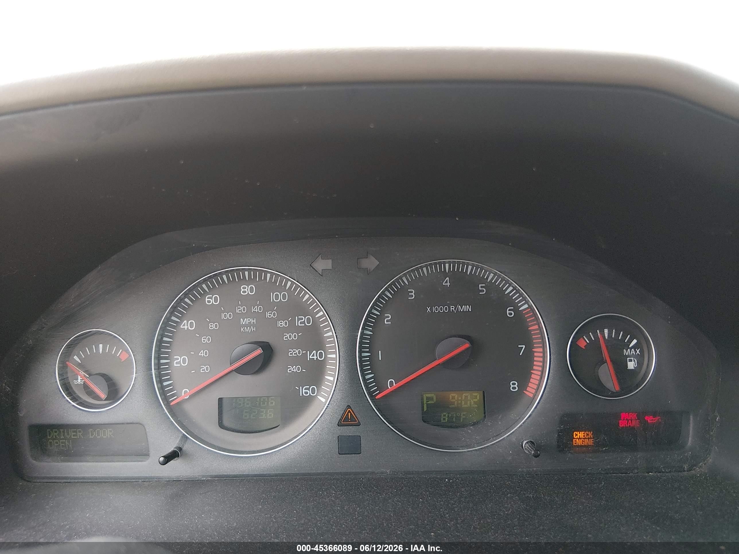 2007 Volvo Xc70 2.5t Red vin: YV4SZ592971279689