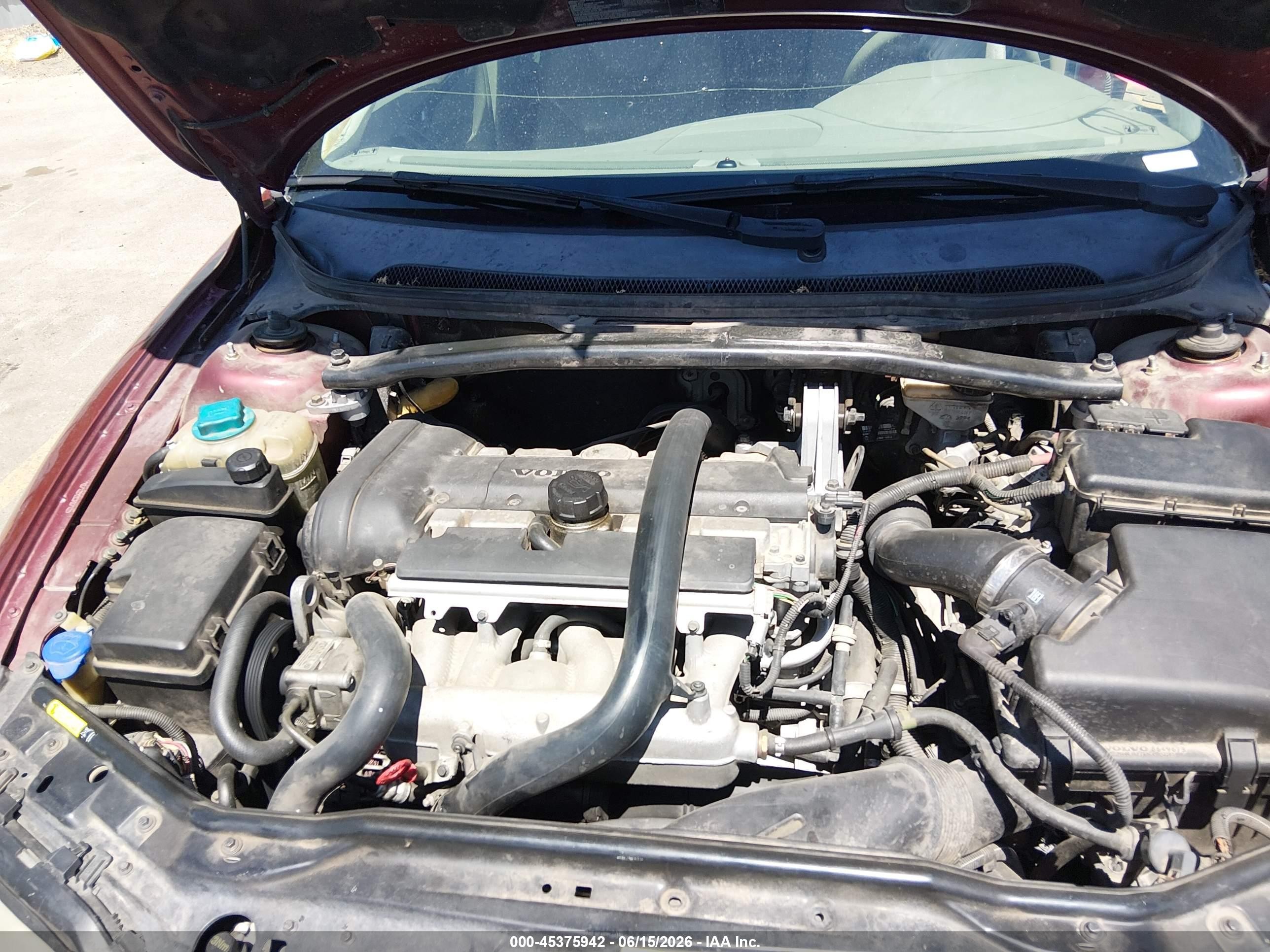 2007 Volvo Xc70 2.5t Burgundy vin: YV4SZ592X71270273