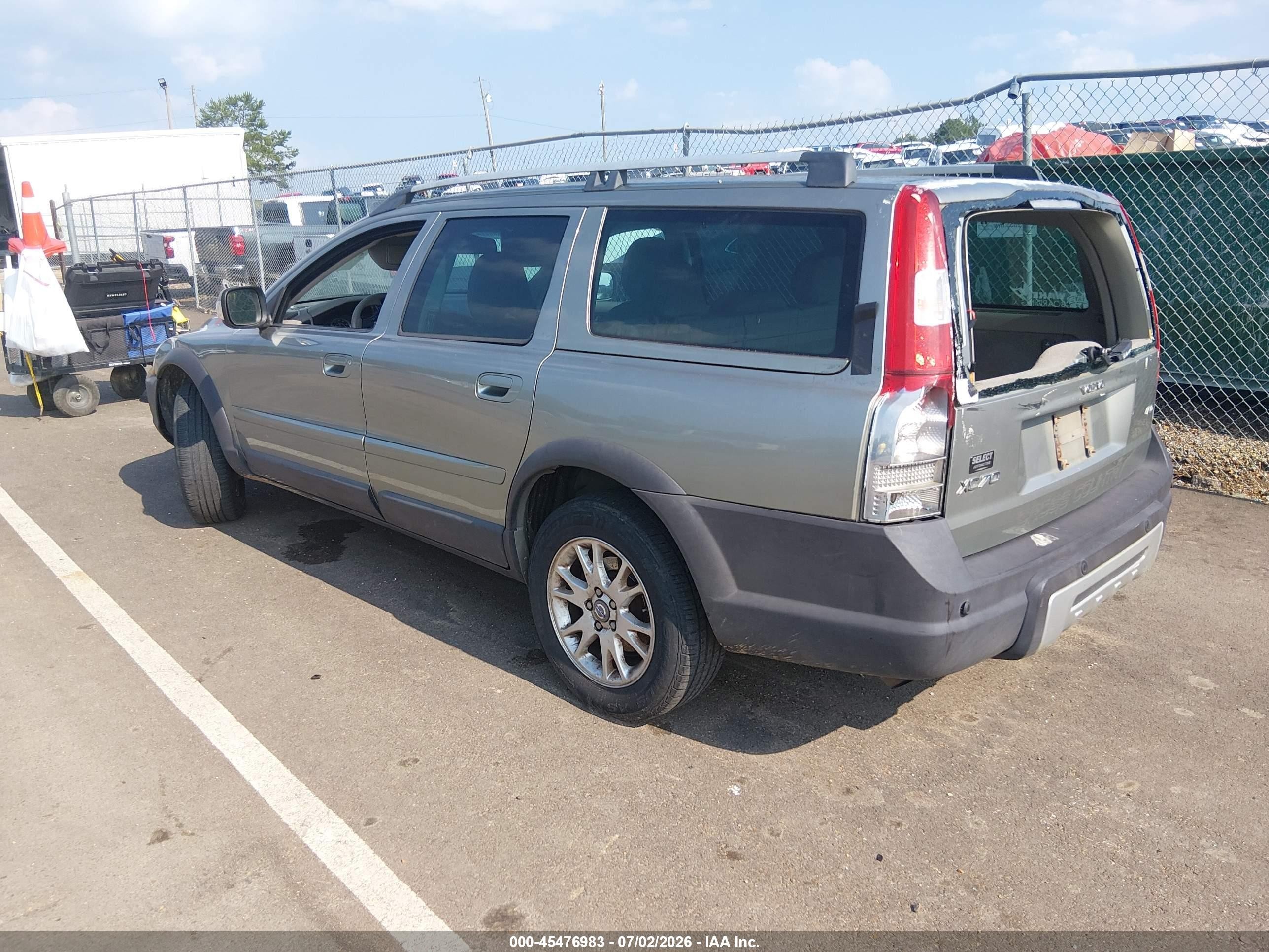 2007 Volvo Xc70 2.5t Gray vin: YV4SZ592X71288448