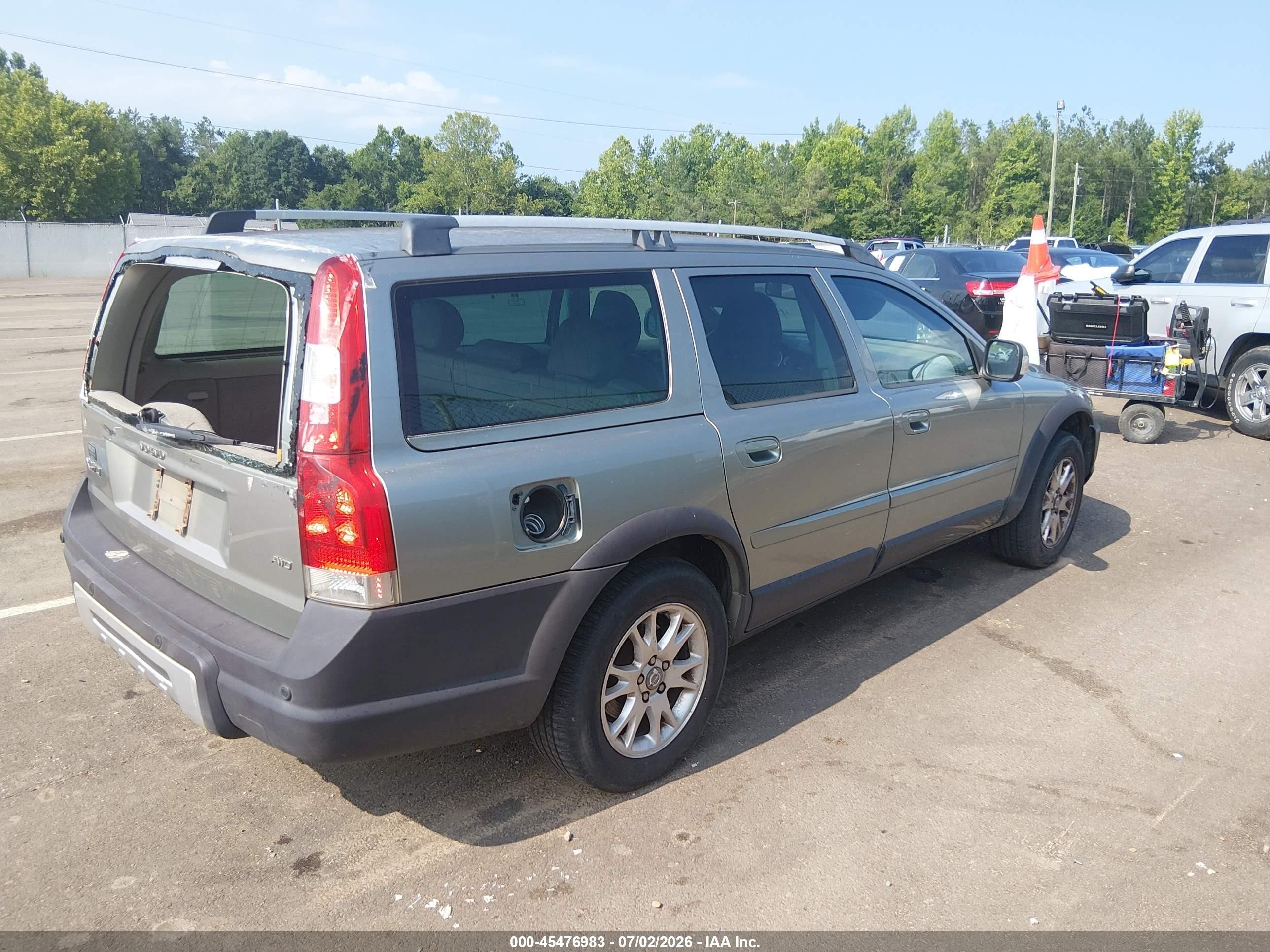 2007 Volvo Xc70 2.5t Gray vin: YV4SZ592X71288448