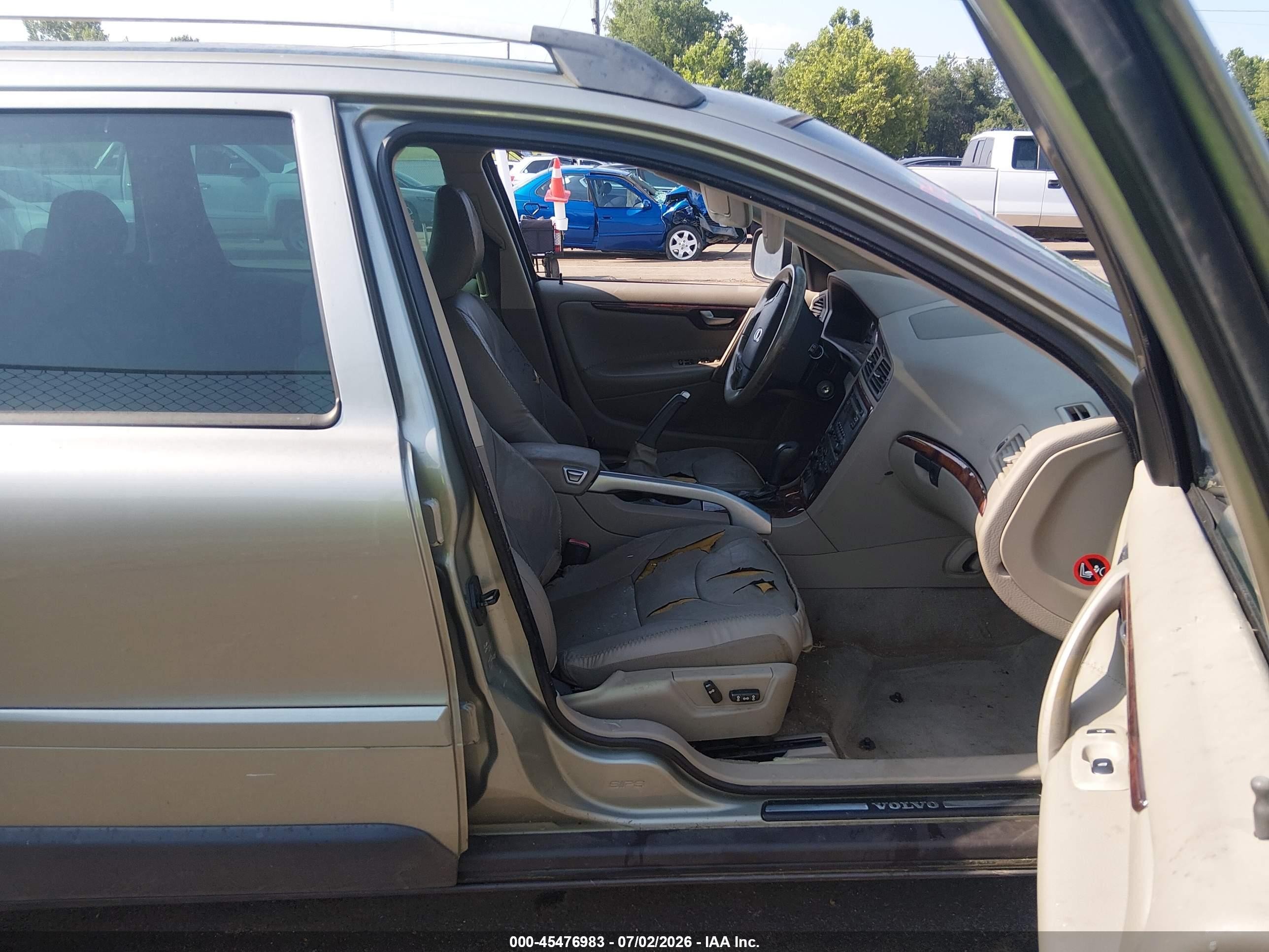 2007 Volvo Xc70 2.5t Gray vin: YV4SZ592X71288448