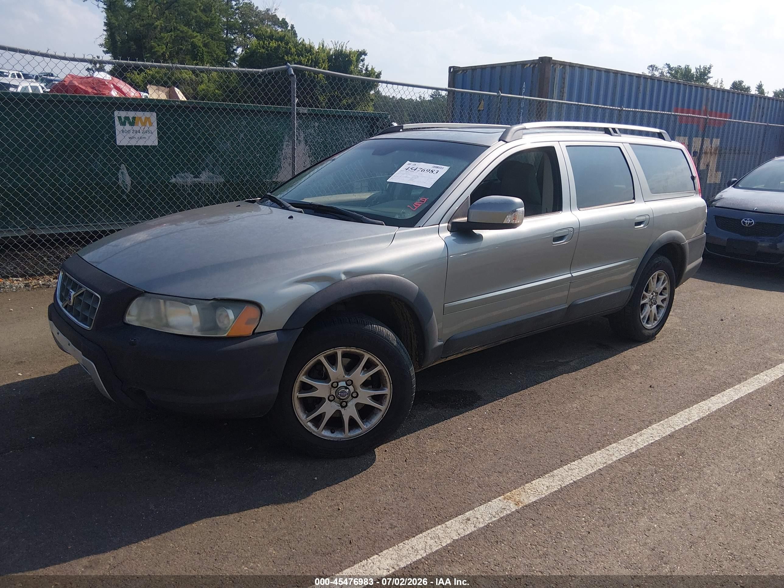 2007 Volvo Xc70 2.5t Gray vin: YV4SZ592X71288448
