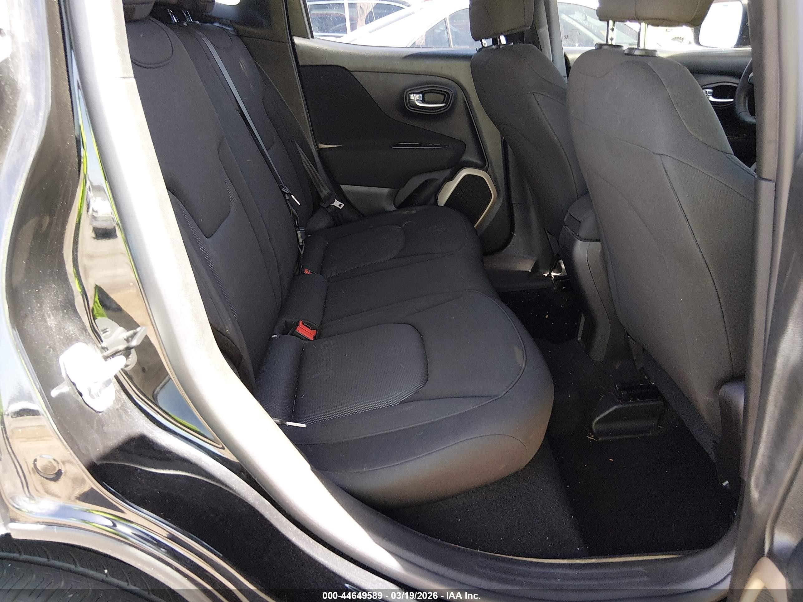 2017 Jeep Renegade Sport Fwd Черный vin: ZACCJAAB3HPE62011