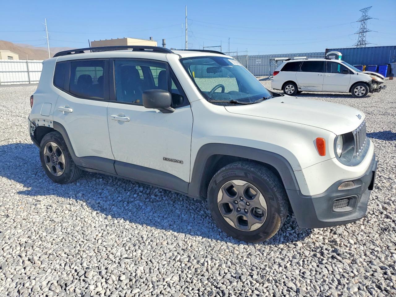 2017 Jeep Renegade Sport White vin: ZACCJAAB3HPF16746