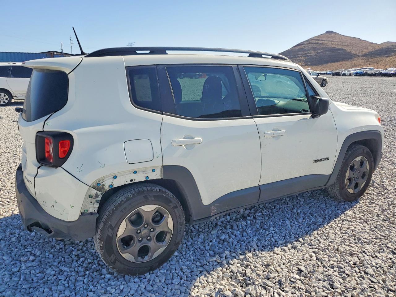 2017 Jeep Renegade Sport White vin: ZACCJAAB3HPF16746