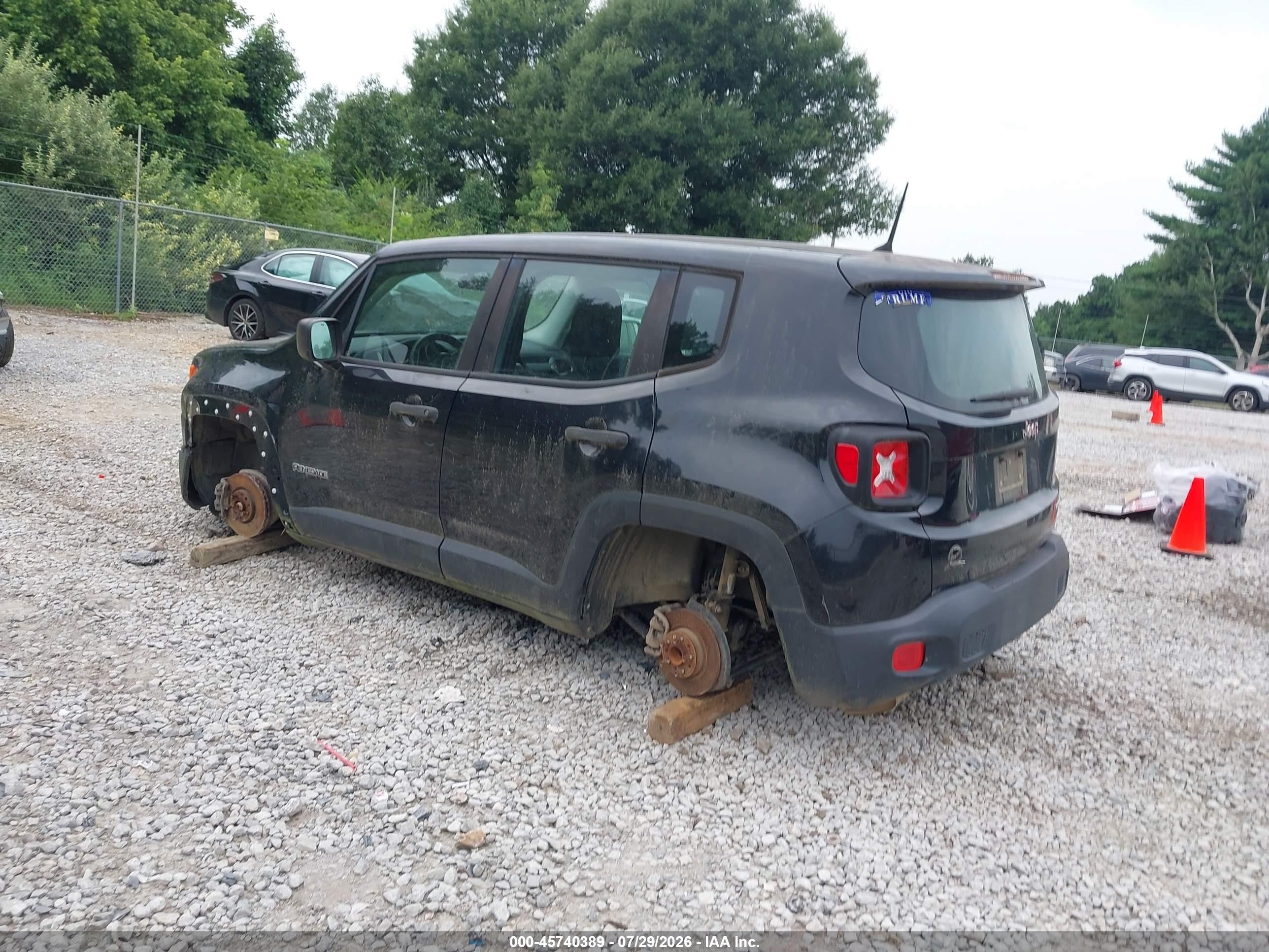 2015 Jeep Renegade Sport Black vin: ZACCJAAH0FPB71522