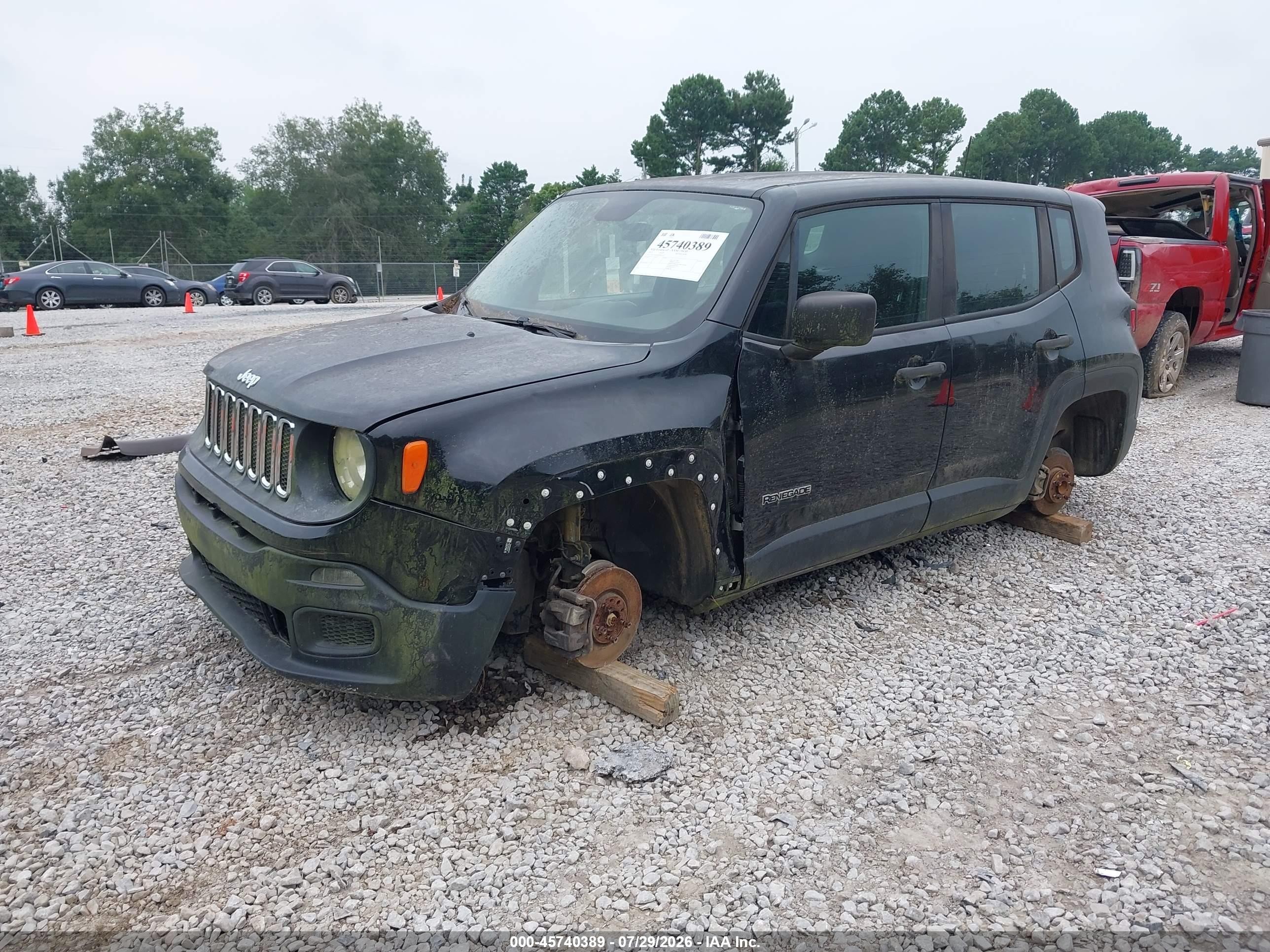 2015 Jeep Renegade Sport Black vin: ZACCJAAH0FPB71522