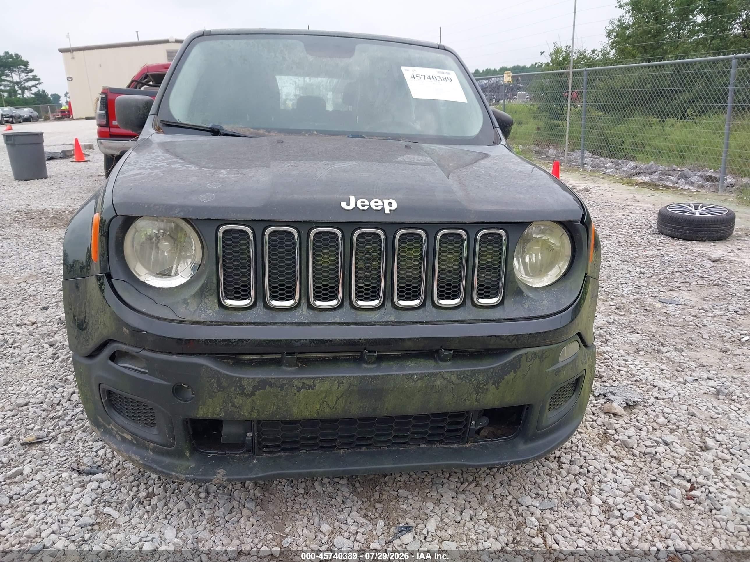 2015 Jeep Renegade Sport Black vin: ZACCJAAH0FPB71522