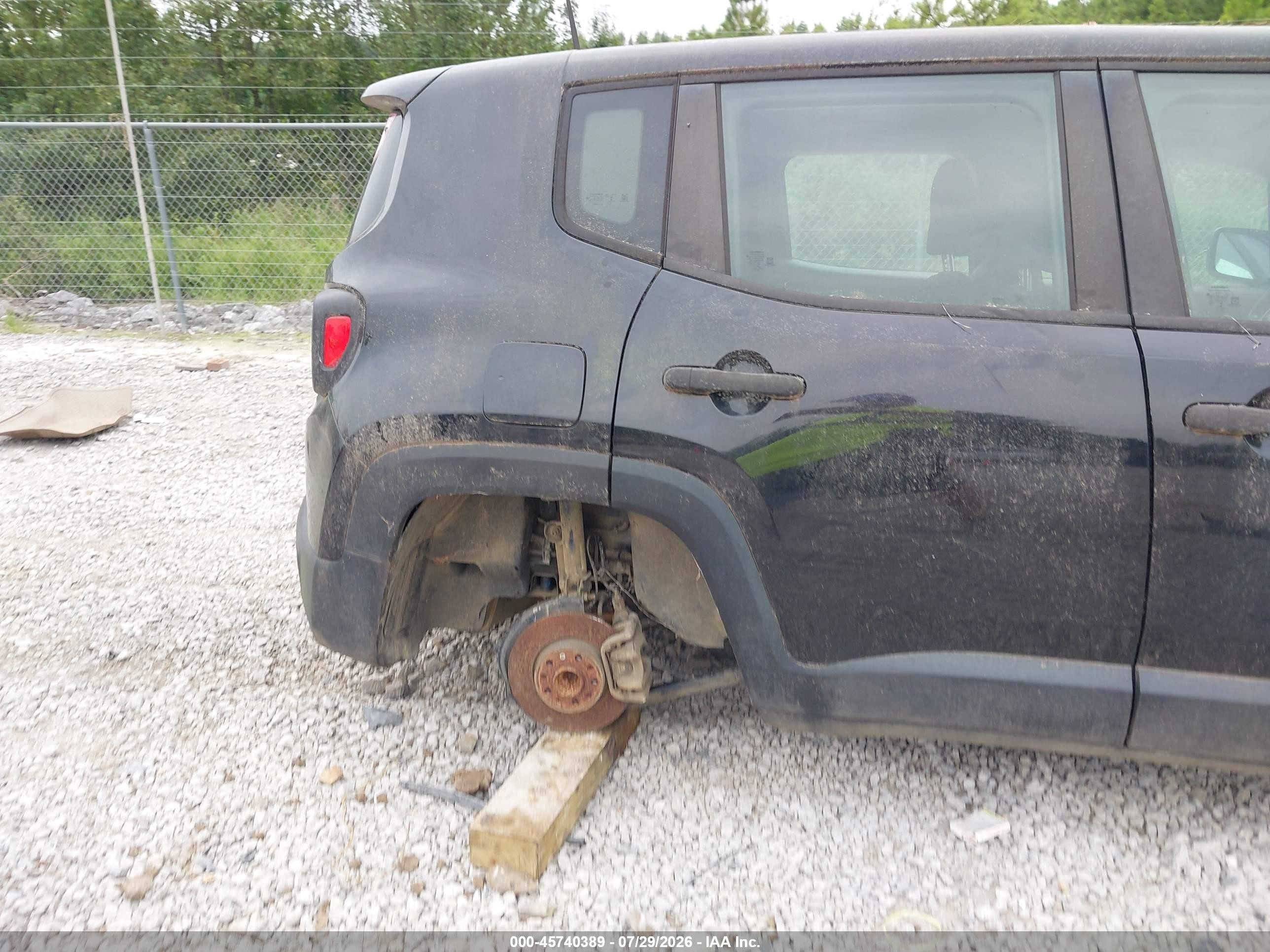 2015 Jeep Renegade Sport Black vin: ZACCJAAH0FPB71522