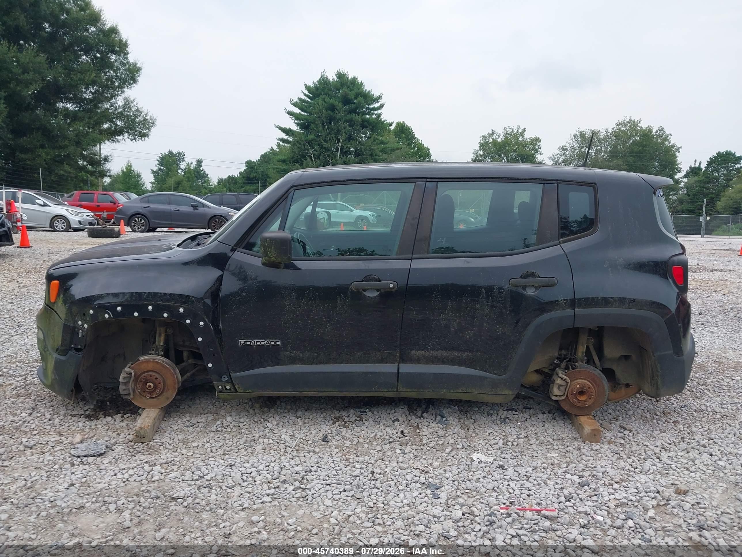 2015 Jeep Renegade Sport Black vin: ZACCJAAH0FPB71522