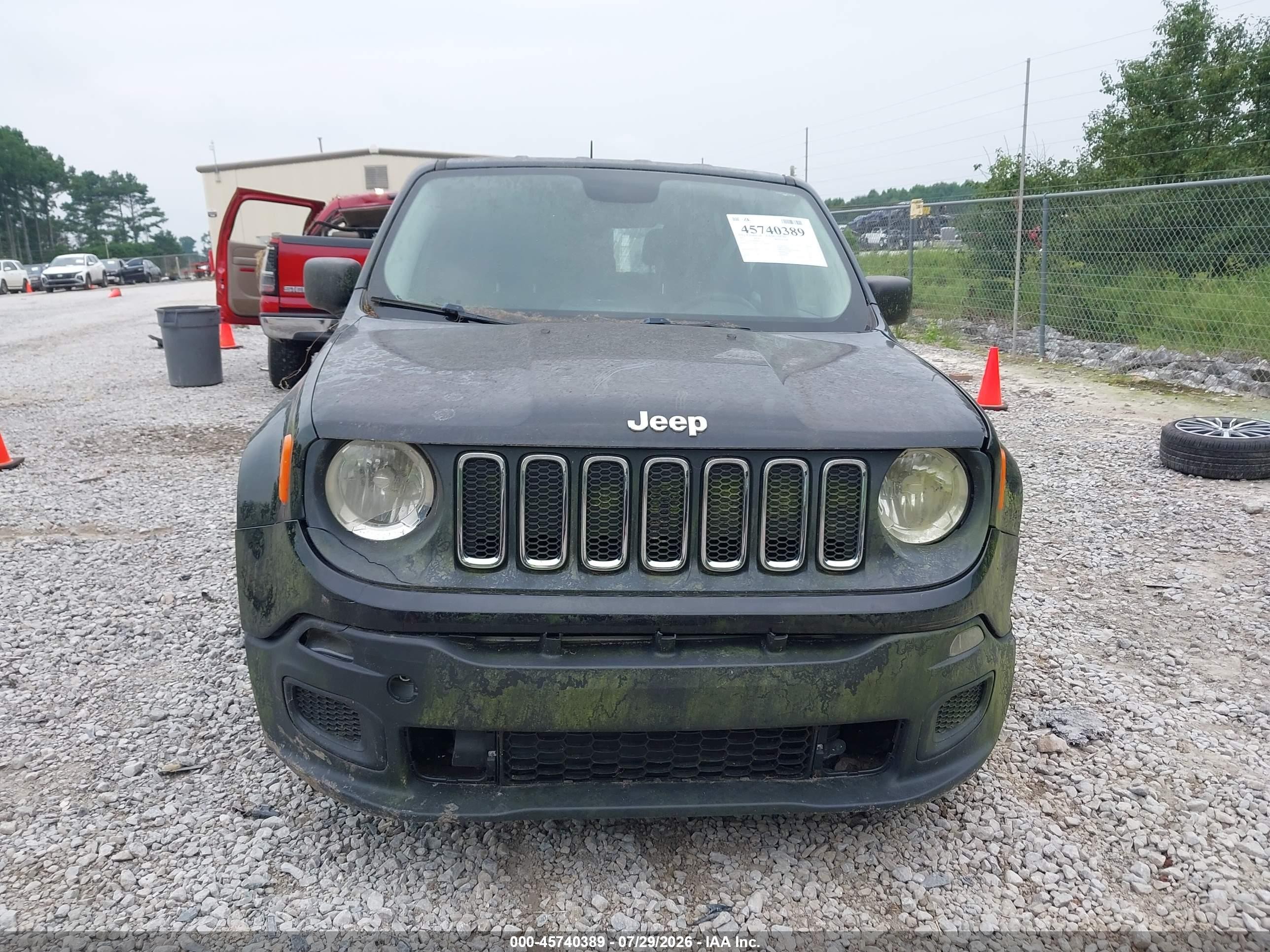 2015 Jeep Renegade Sport Black vin: ZACCJAAH0FPB71522