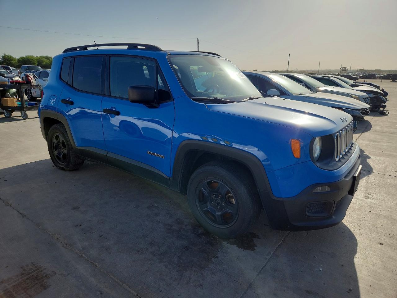 2015 Jeep Renegade Sport Синий vin: ZACCJAAH0FPC10394