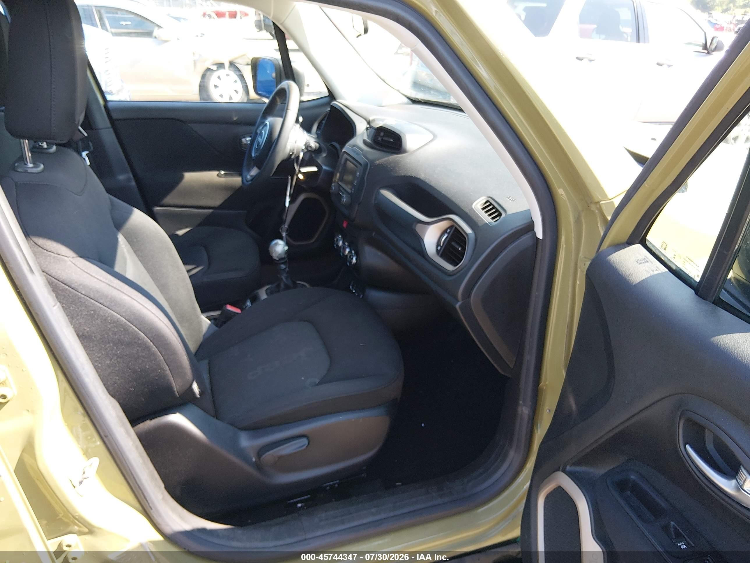 2015 Jeep Renegade Sport Green vin: ZACCJAAH6FPC03322