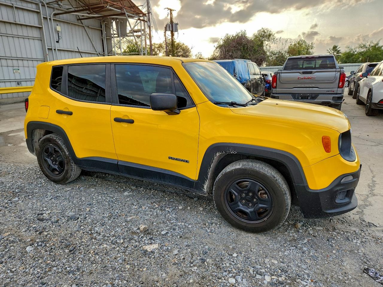 2015 Jeep Renegade Sport Yellow vin: ZACCJAAT0FPB64545