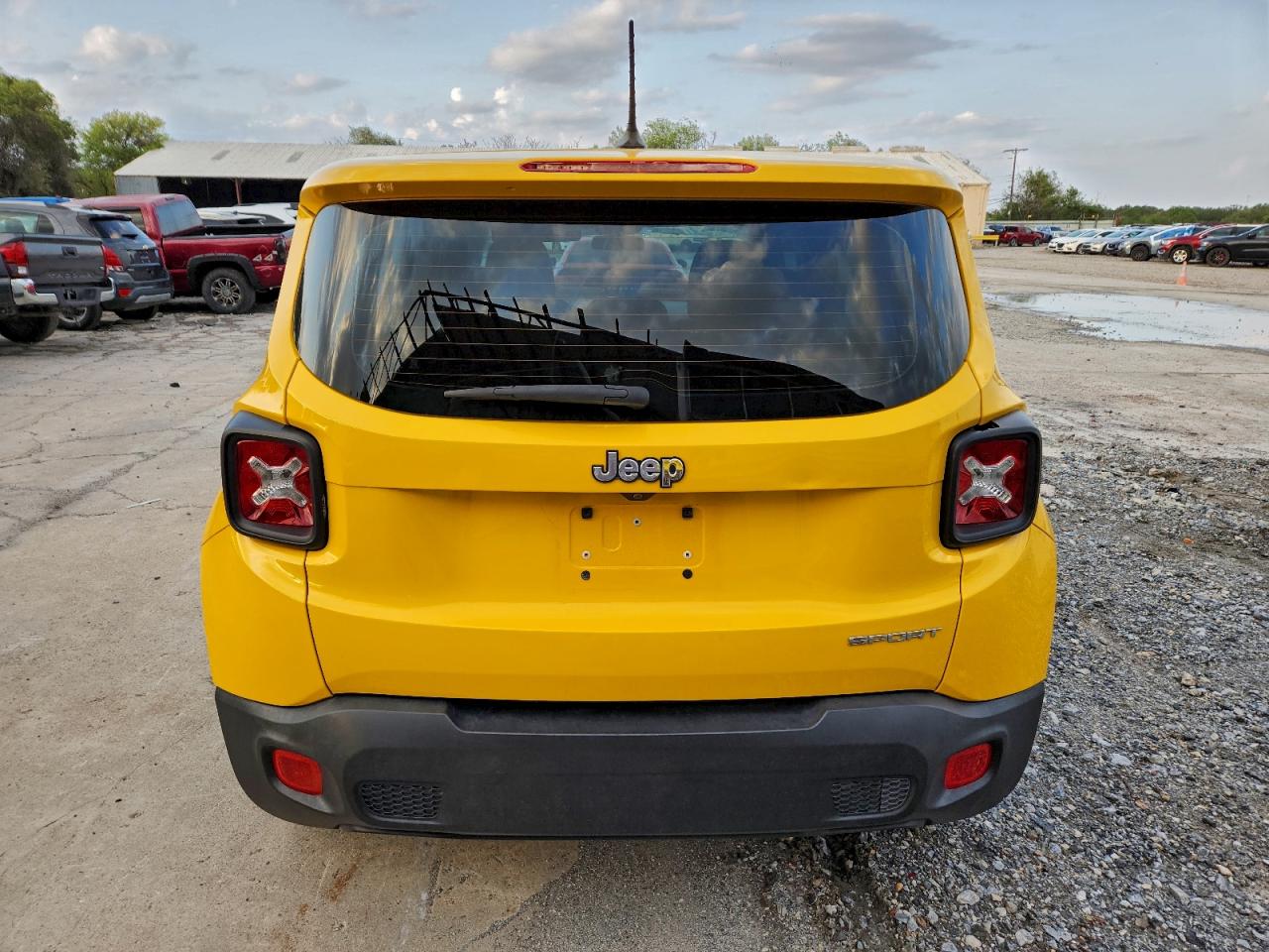 2015 Jeep Renegade Sport Yellow vin: ZACCJAAT0FPB64545