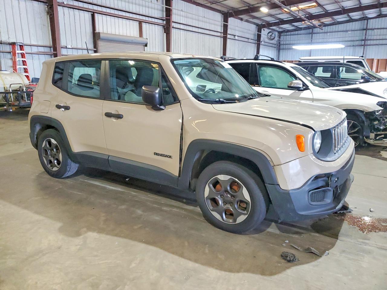 2015 Jeep Renegade Sport Tan vin: ZACCJAAT0FPB73186