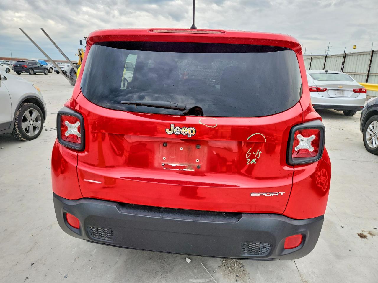 2015 Jeep Renegade Sport Red vin: ZACCJAAT0FPB73219