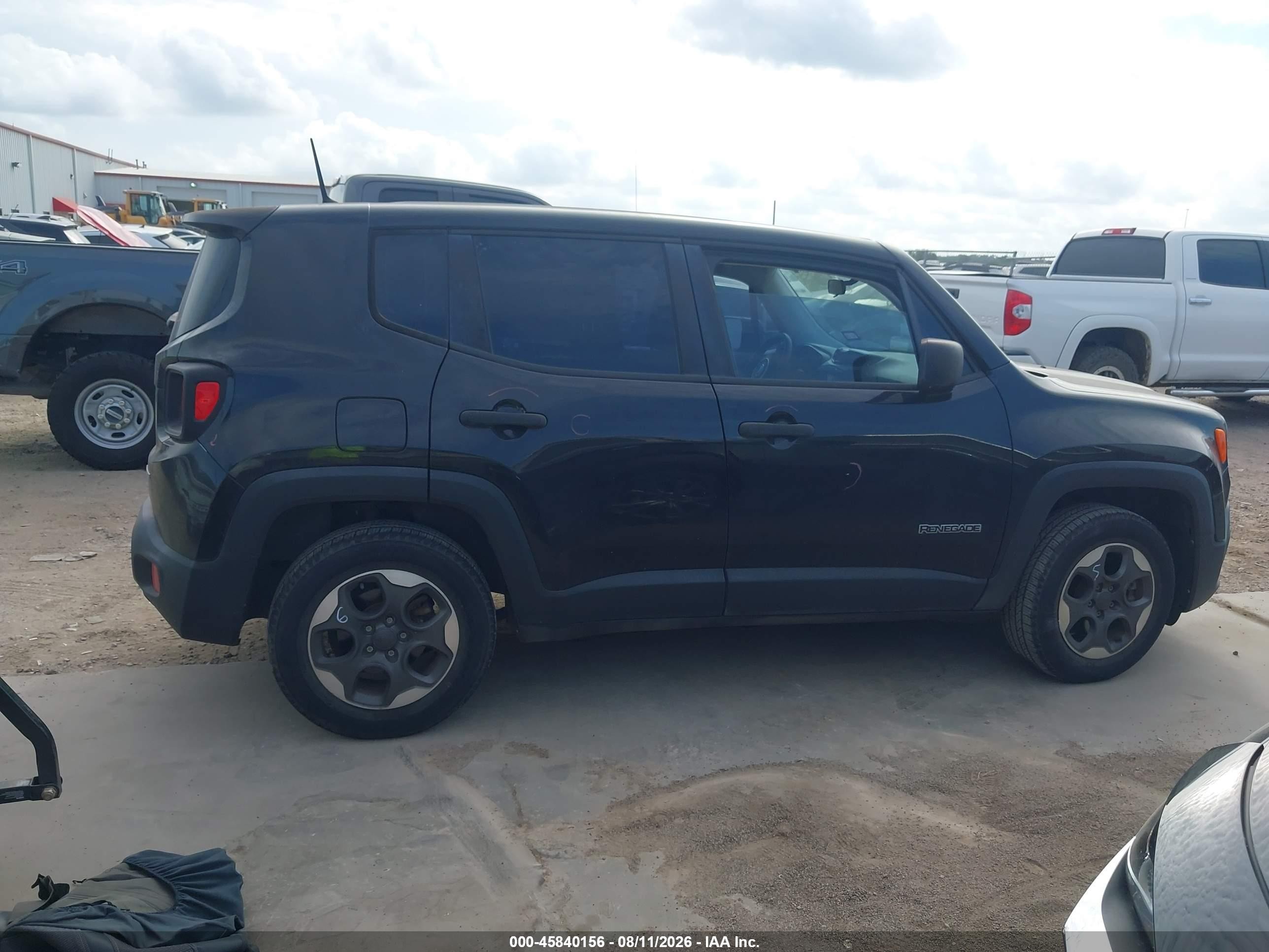2015 Jeep Renegade Sport Black vin: ZACCJAAT0FPC31671