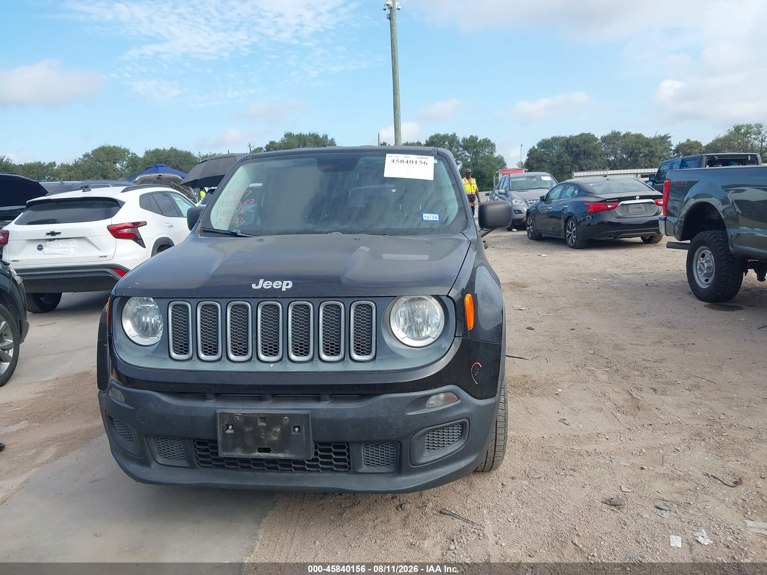 2015 Jeep Renegade Sport Black vin: ZACCJAAT0FPC31671
