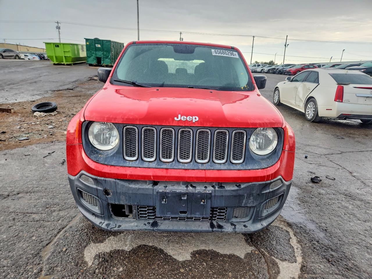 2015 Jeep Renegade Sport Красный vin: ZACCJAAT0FPC33064