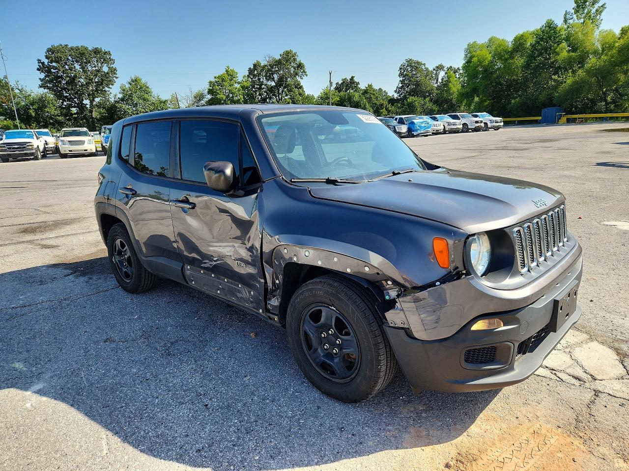 2016 Jeep Renegade Sport Gray vin: ZACCJAAT0GPD40360
