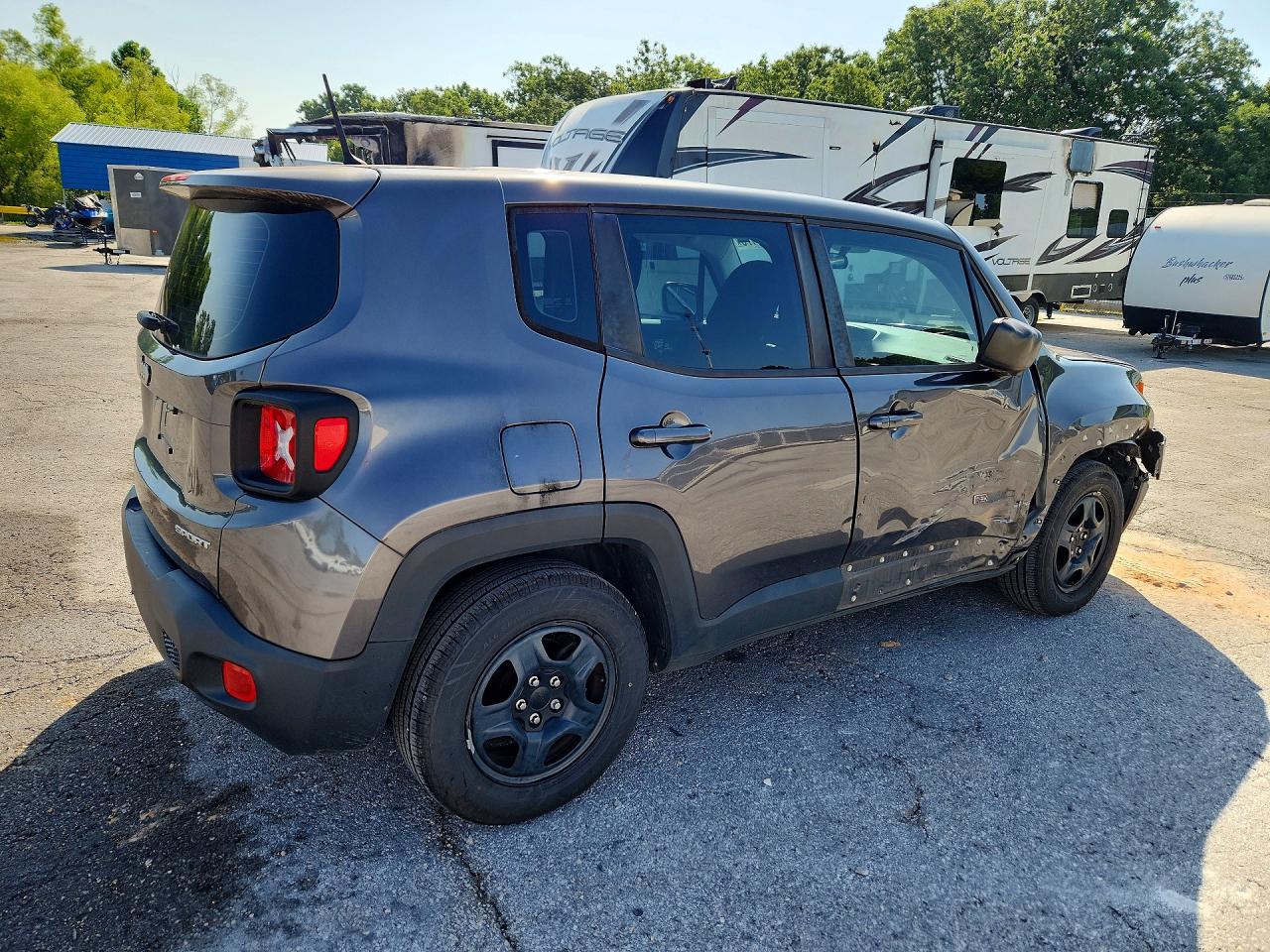 2016 Jeep Renegade Sport Gray vin: ZACCJAAT0GPD40360