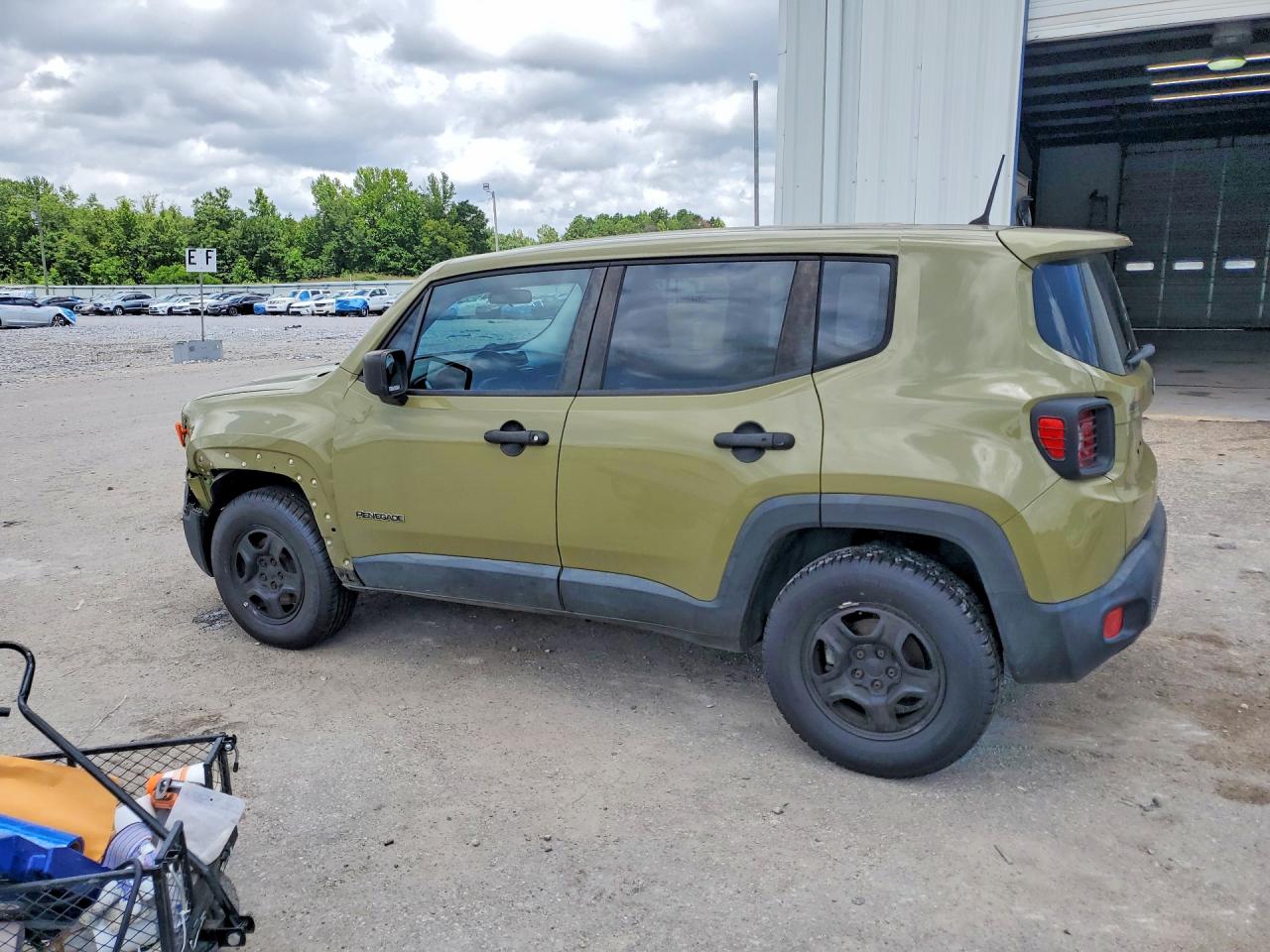 2015 Jeep Renegade Sport Green vin: ZACCJAAT2FPB83199