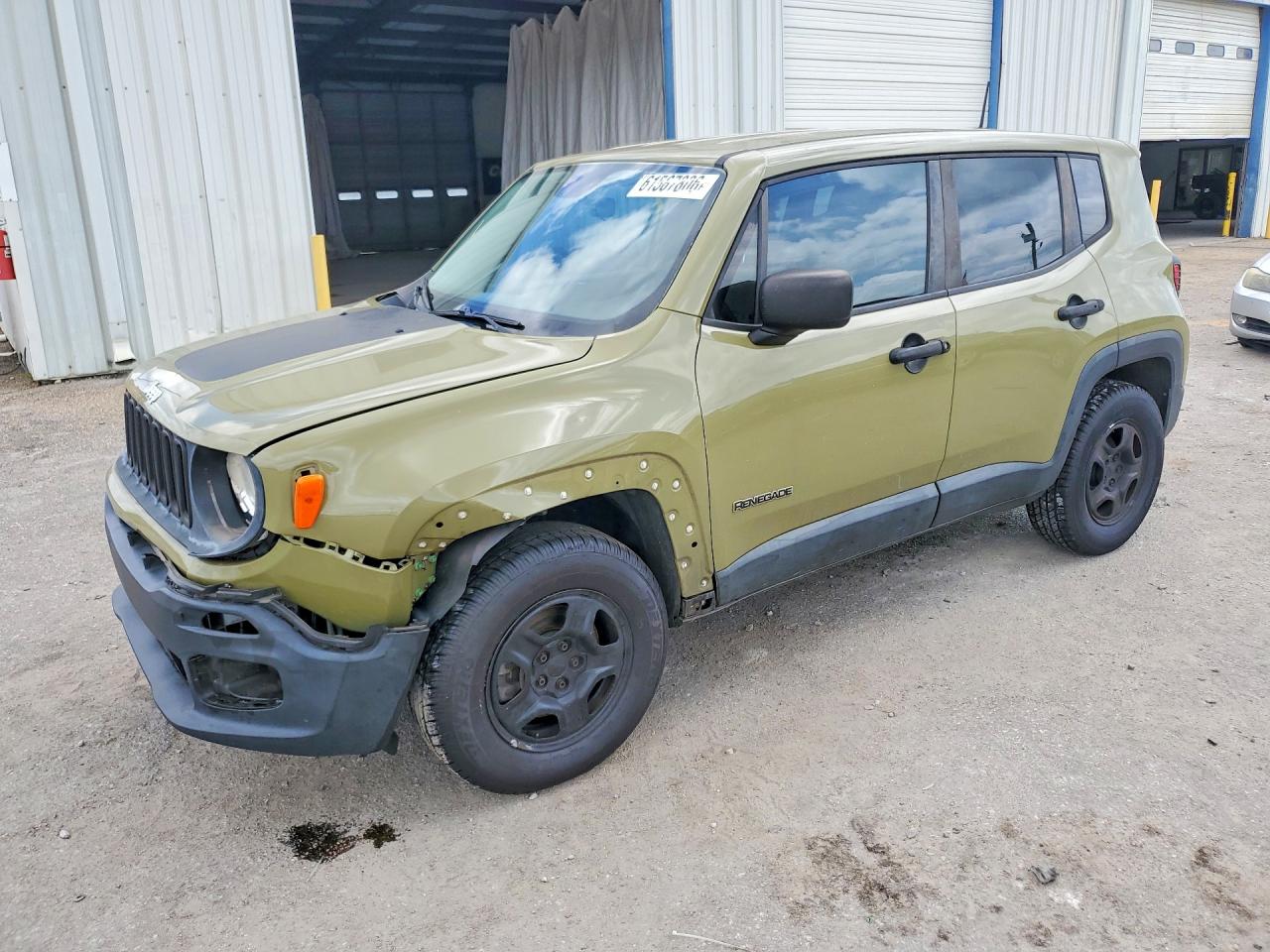 2015 Jeep Renegade Sport Green vin: ZACCJAAT2FPB83199