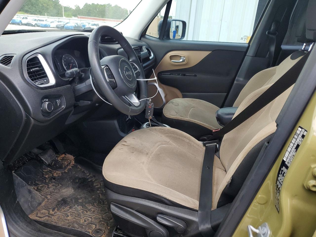 2015 Jeep Renegade Sport Green vin: ZACCJAAT2FPB83199