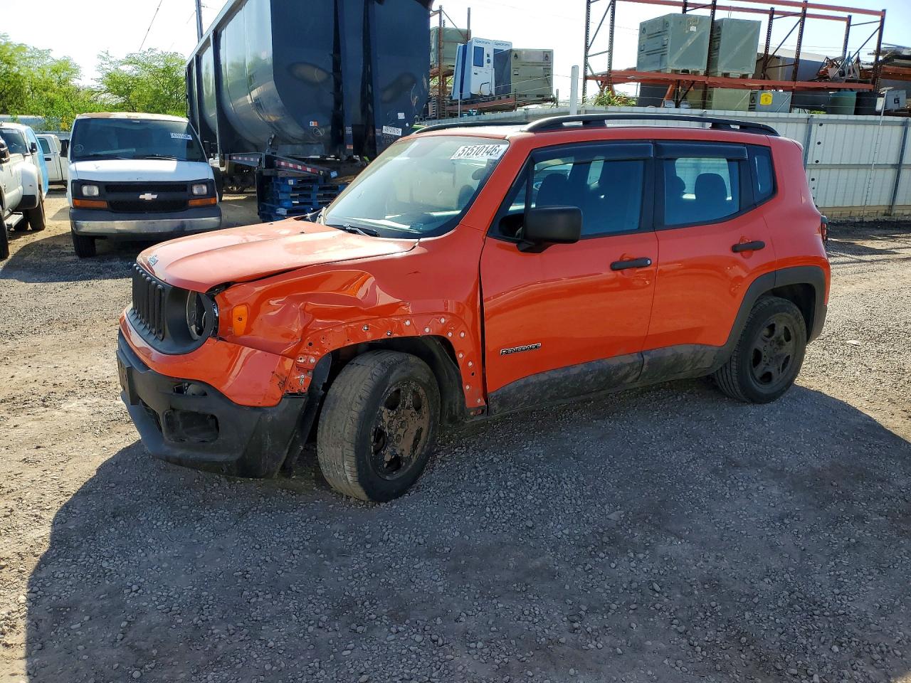 2015 Jeep Renegade Sport Orange vin: ZACCJAAT2FPC10370