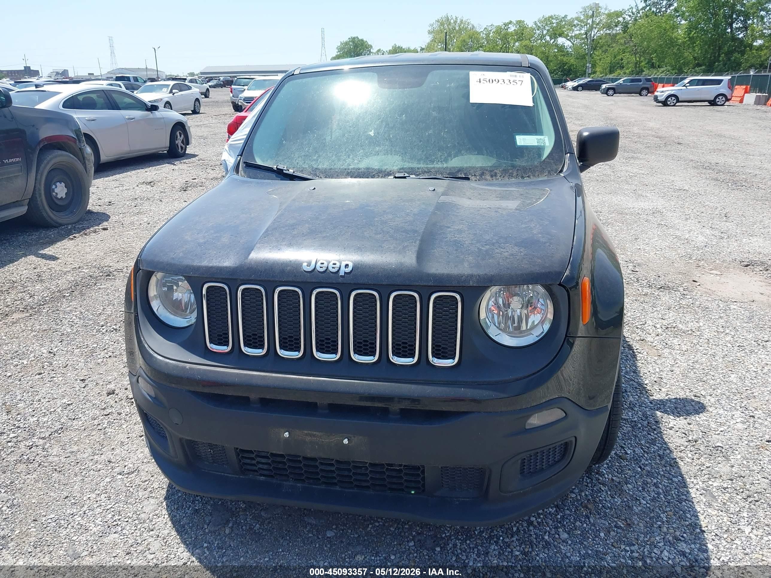 2015 Jeep Renegade Sport Black vin: ZACCJAAT3FPB78724