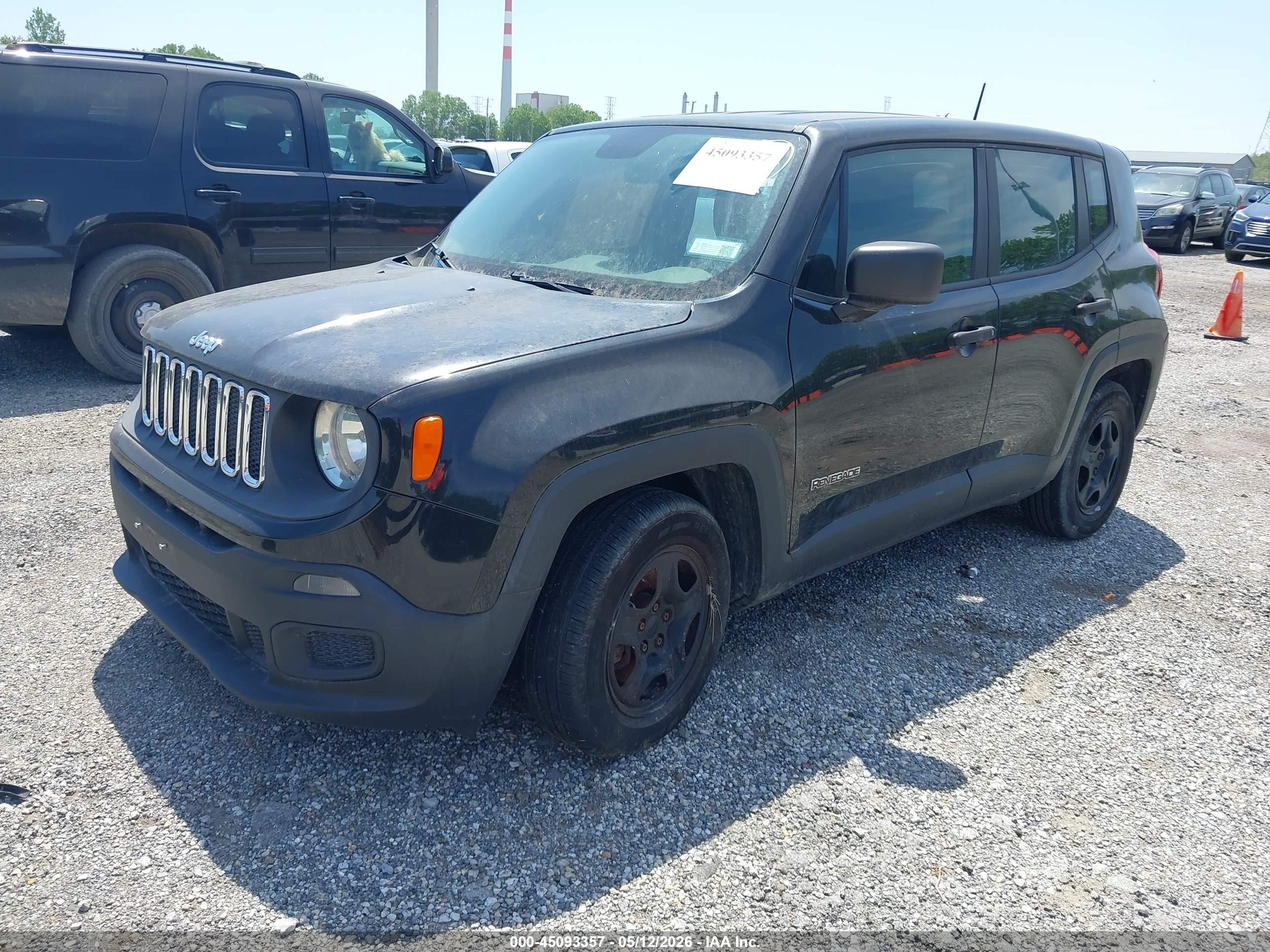 2015 Jeep Renegade Sport Black vin: ZACCJAAT3FPB78724