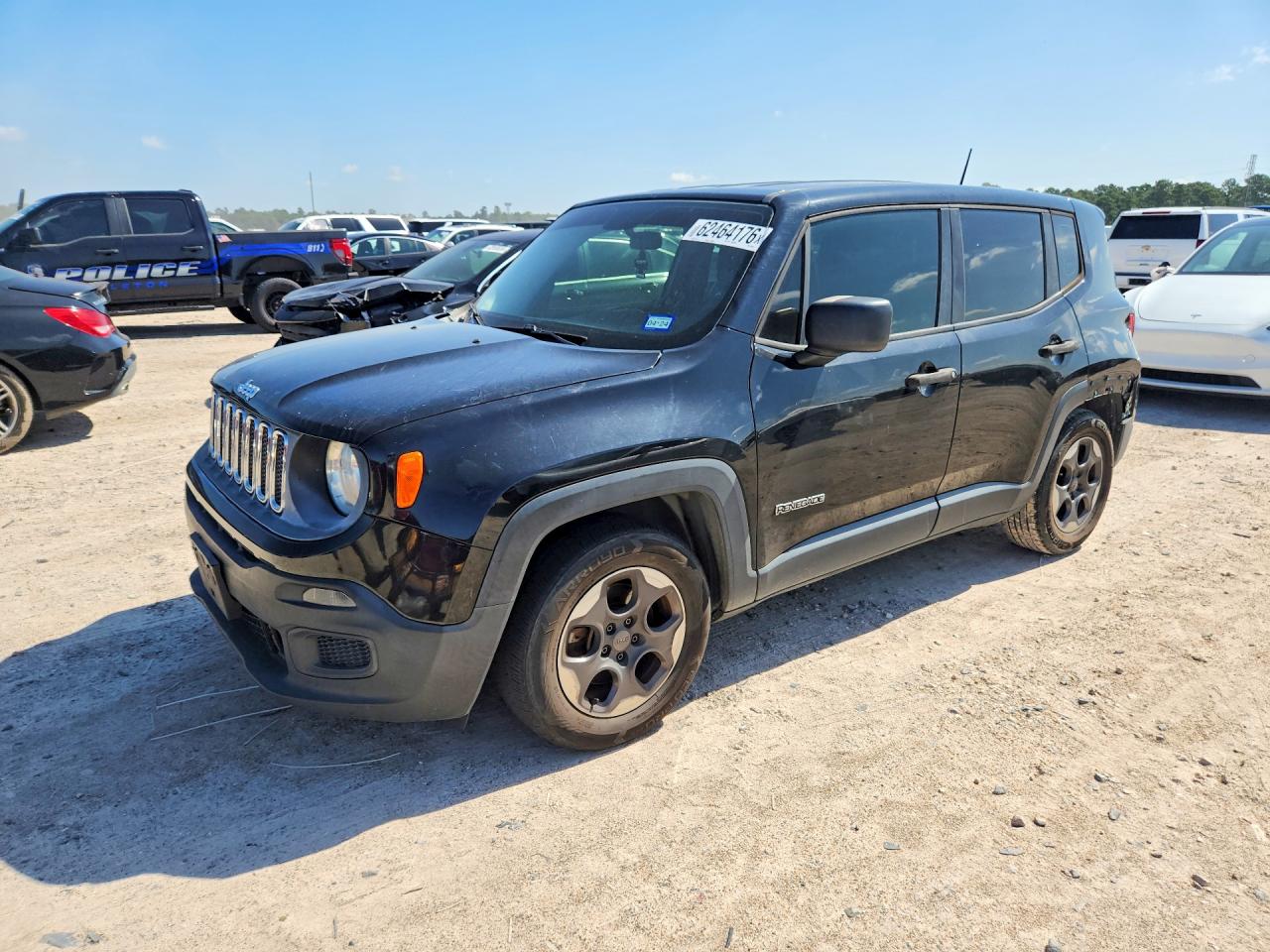 2015 Jeep Renegade Sport Black vin: ZACCJAAT8FPB24318