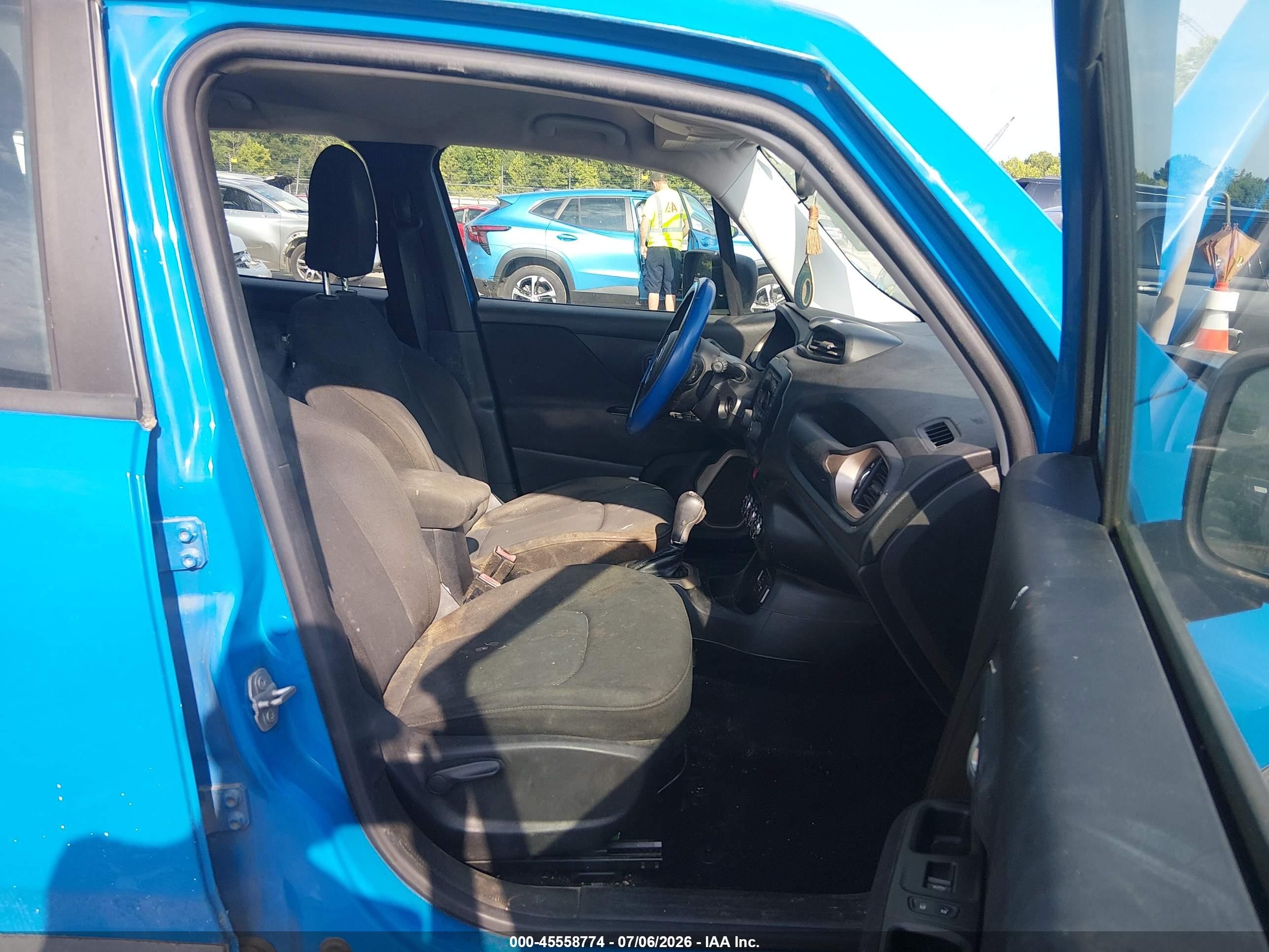 2015 Jeep Renegade Sport Blue vin: ZACCJAAT9FPB78985