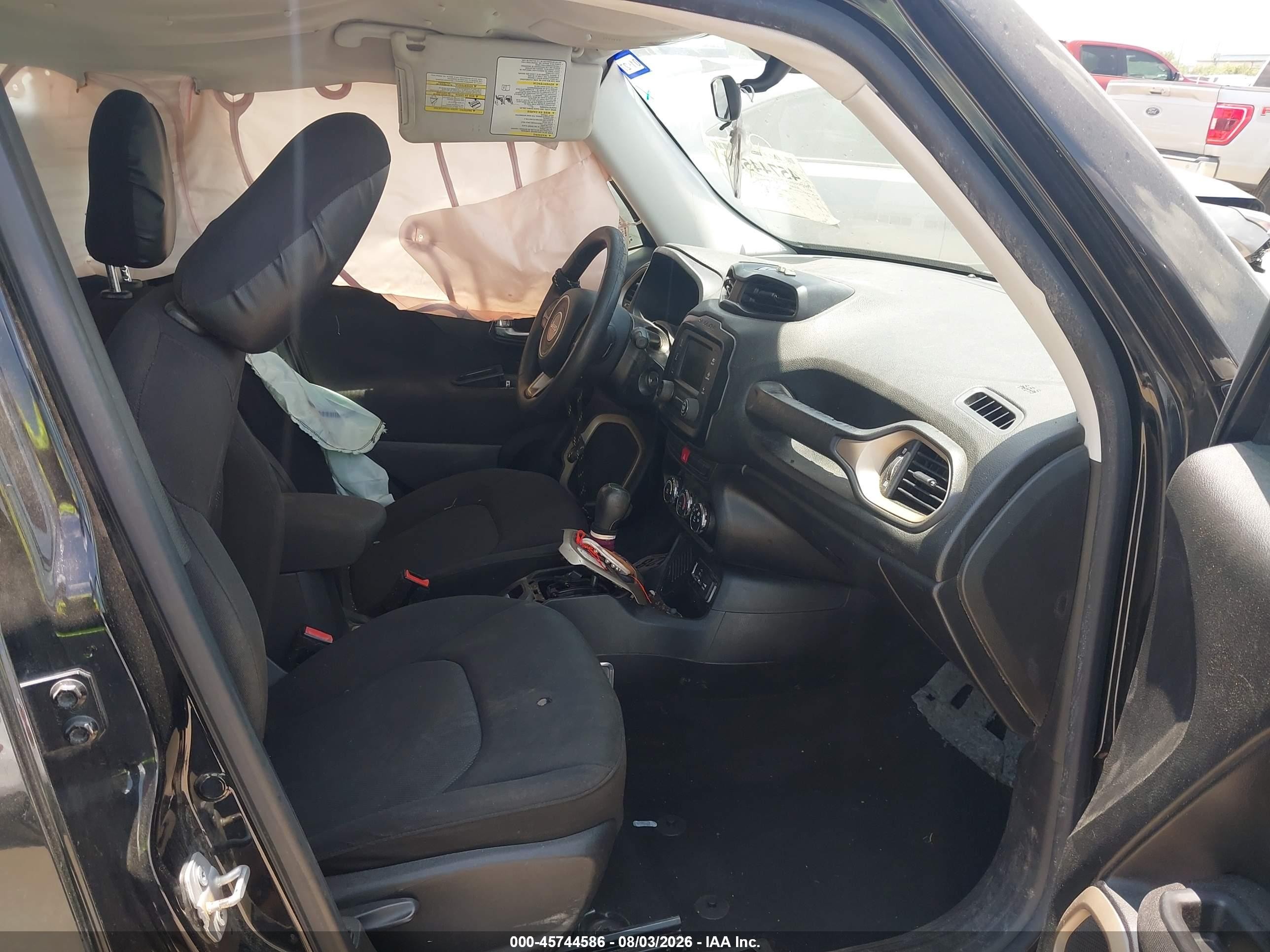 2015 Jeep Renegade Sport Black vin: ZACCJAAT9FPC12441