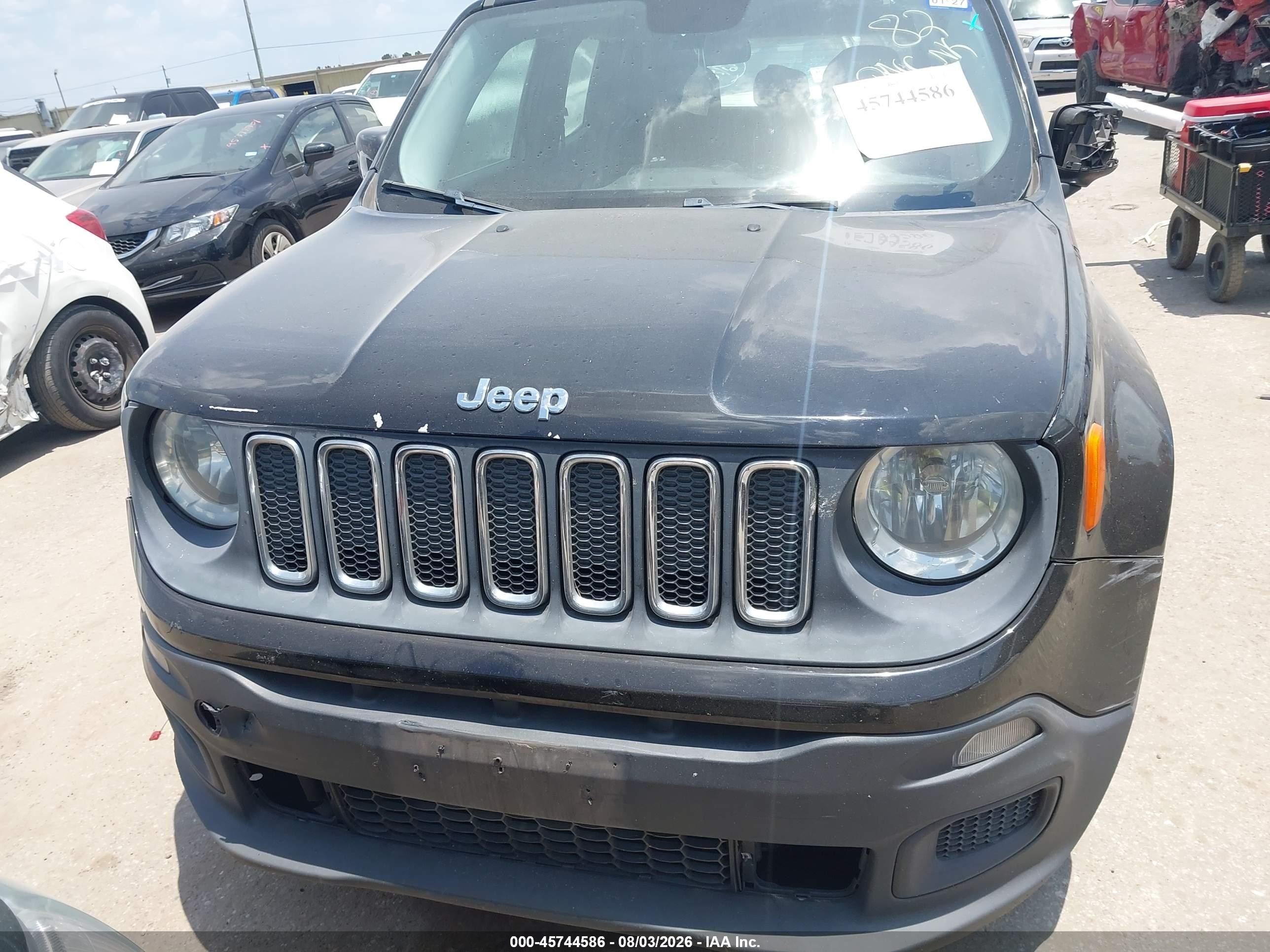 2015 Jeep Renegade Sport Black vin: ZACCJAAT9FPC12441