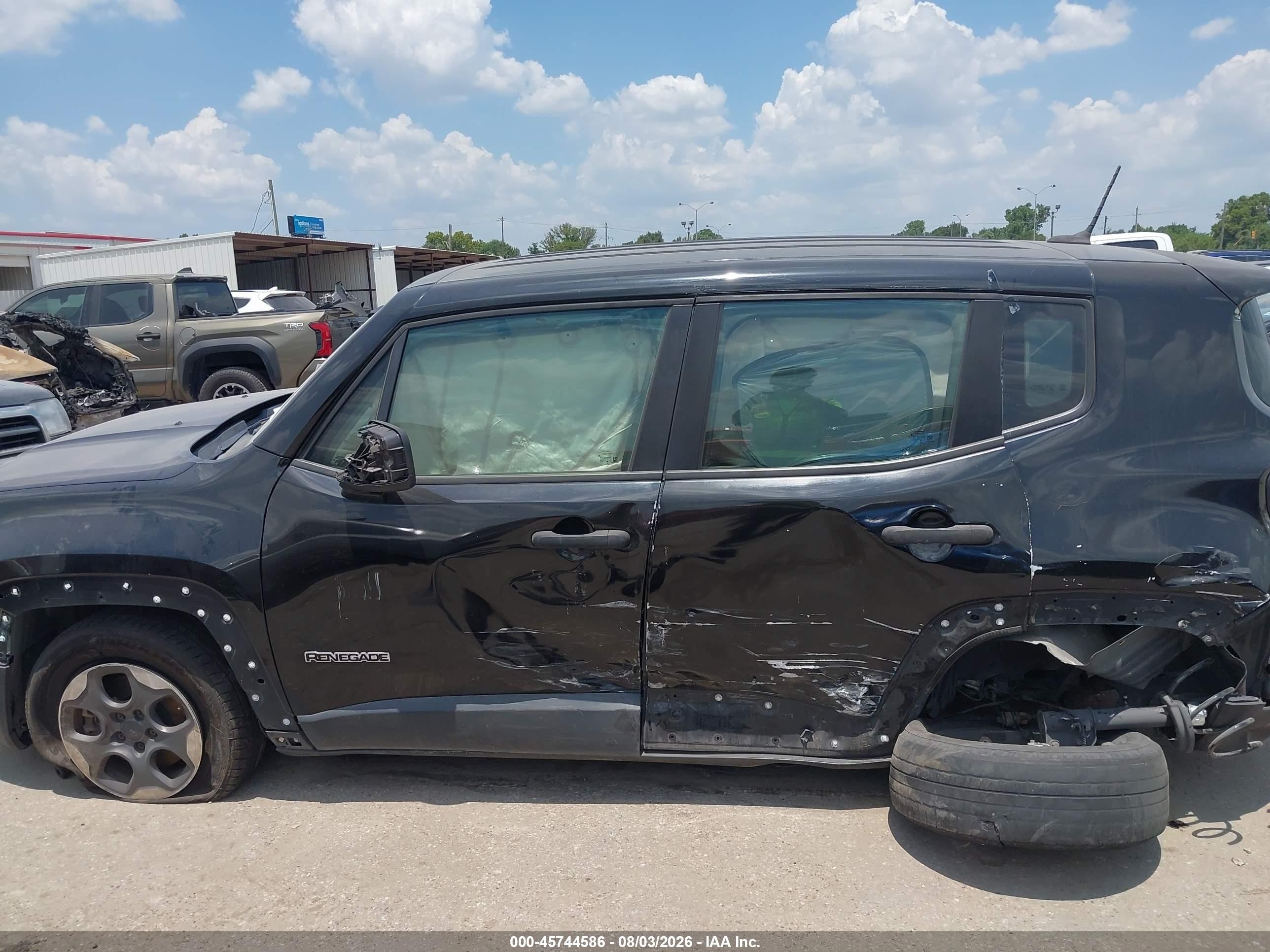 2015 Jeep Renegade Sport Black vin: ZACCJAAT9FPC12441