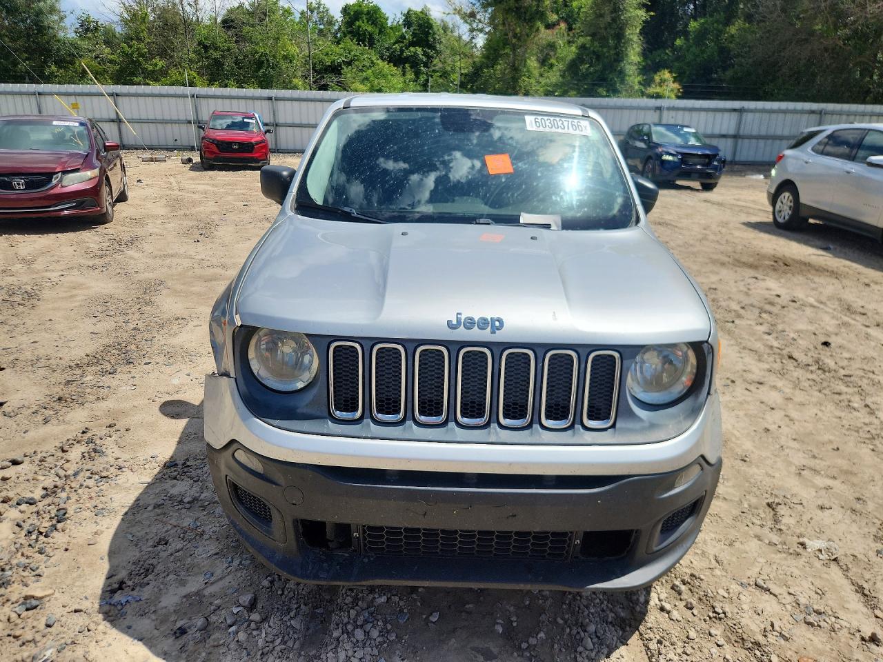 2015 Jeep Renegade Sport Gray vin: ZACCJAATXFPB31058