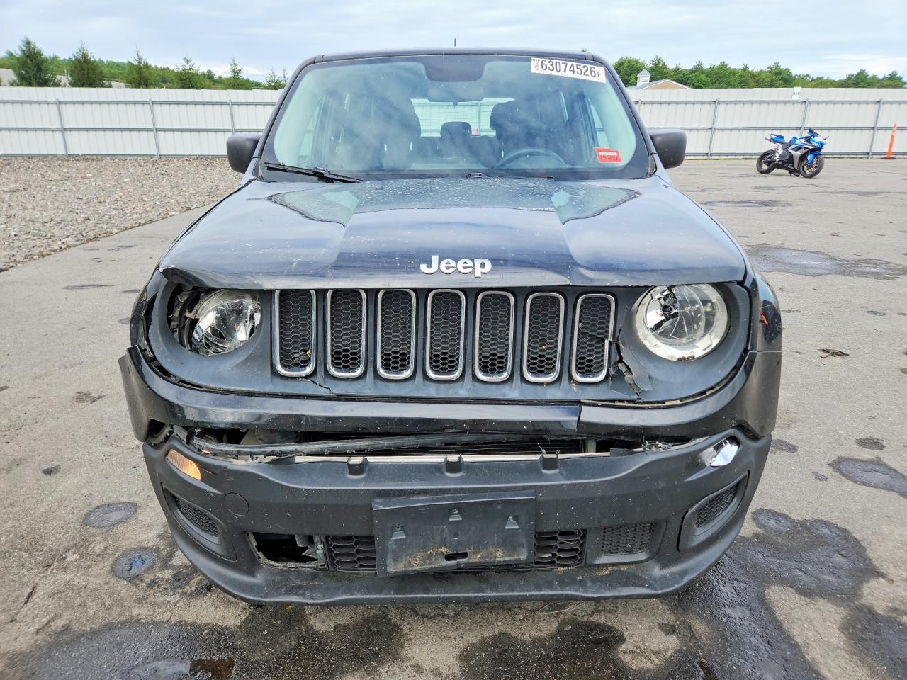 2015 Jeep Renegade Sport Black vin: ZACCJAATXFPC07605